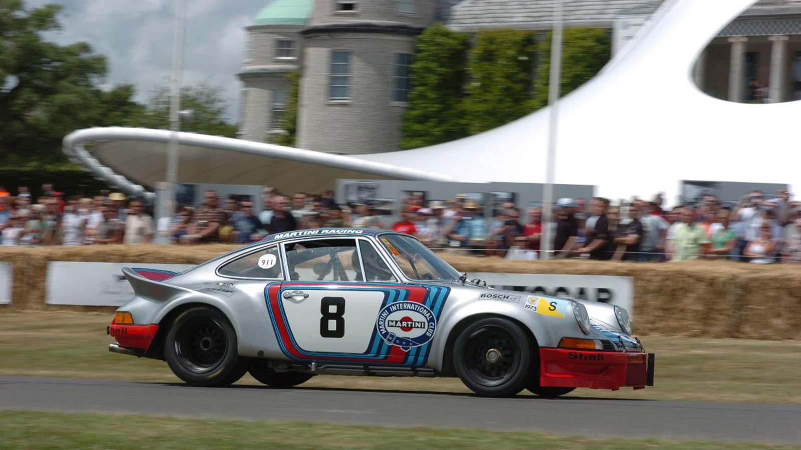 Historic Porsche 911s at the Goodwood Festival of Speed