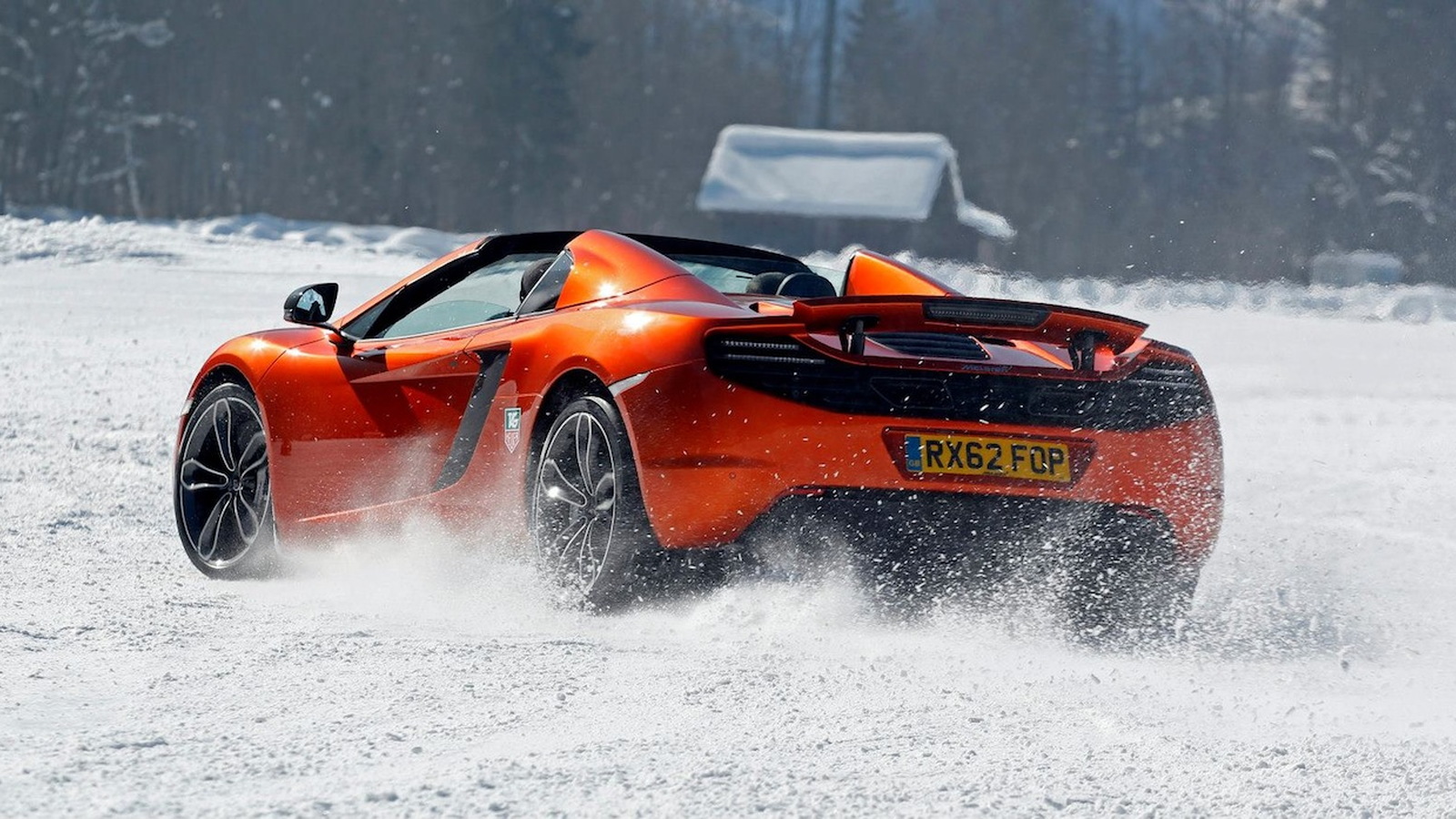 McLaren's ice driving school in Gstaad, Switzerland - image: McLaren