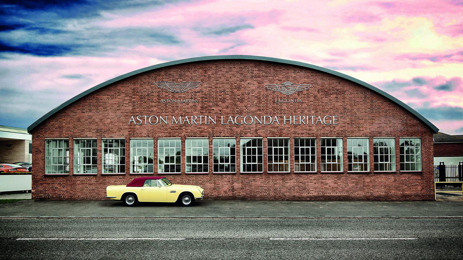 Aston Martin Heritage Showroom in Newport Pagnell, U.K.