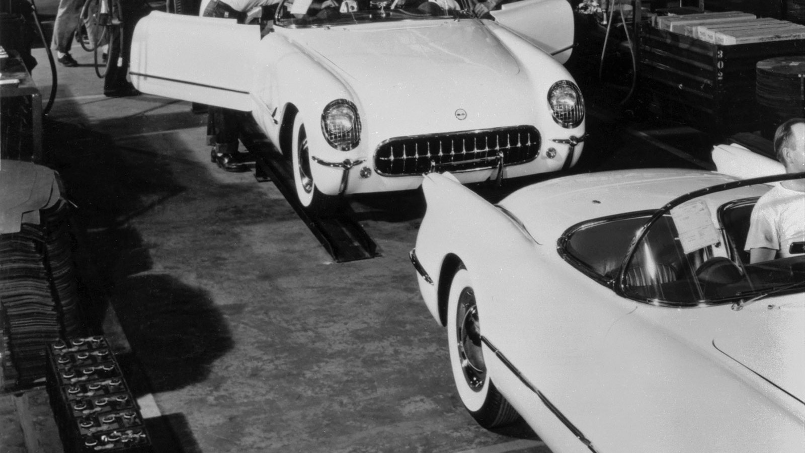 Production of the 1953 Chevrolet Corvette, the very first Corvette