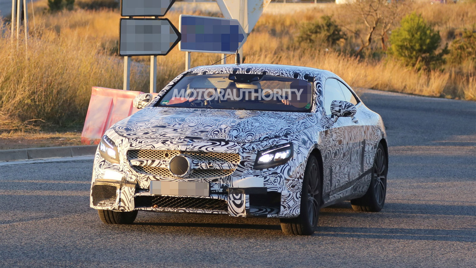 2015 Mercedes-Benz S63 AMG Coupe spy shots
