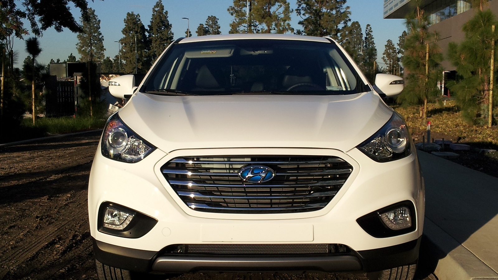 2015 Hyundai Tucson Fuel Cell at Hyundai headquarters, Fountain Valley, CA