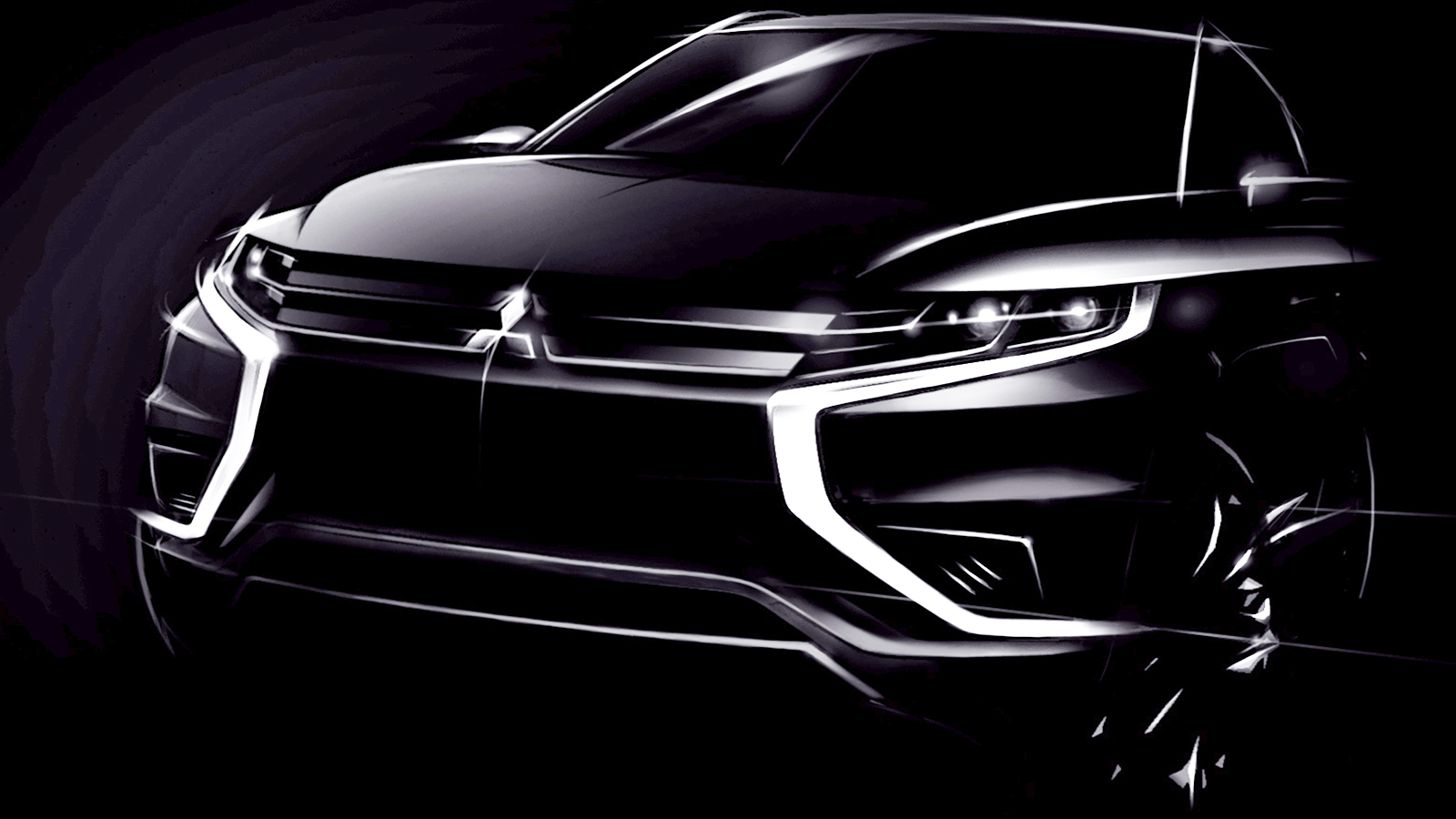 Mitsubishi Outlander PHEV Concept-S, 2014 Paris Auto Show