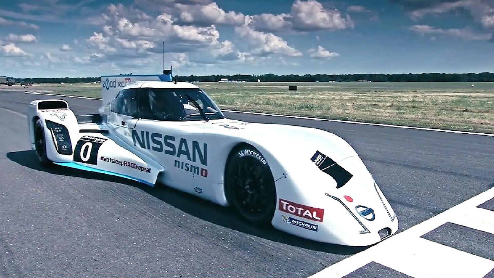 2014 Nissan ZEOD RC Le Mans prototype at Dunsfold Aerodrome