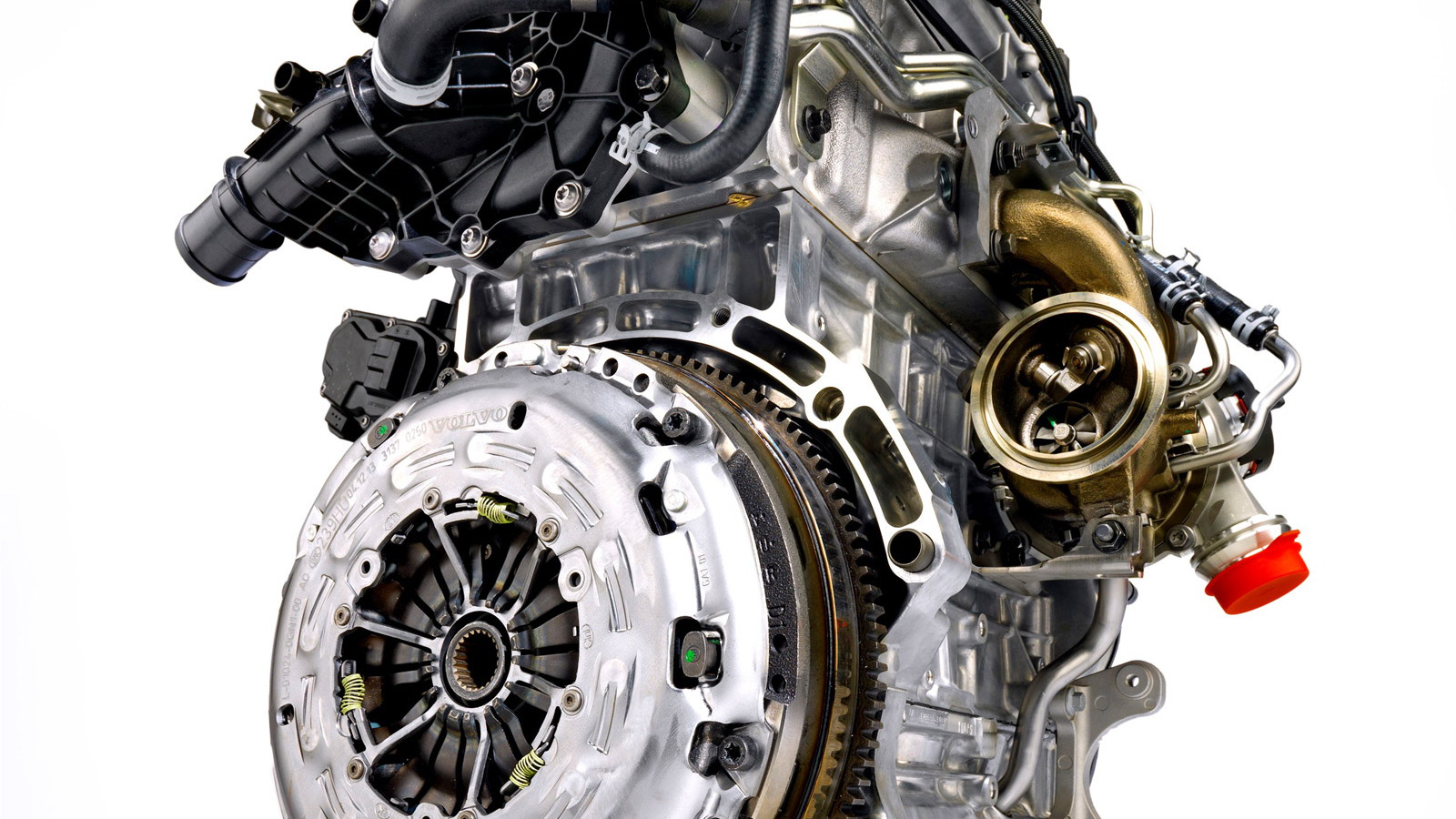 Volvo three-cylinder engine