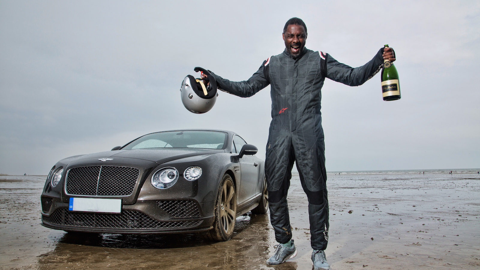 Idris Elba sets new Flying Mile UK land speed record in Bentley Continental GT