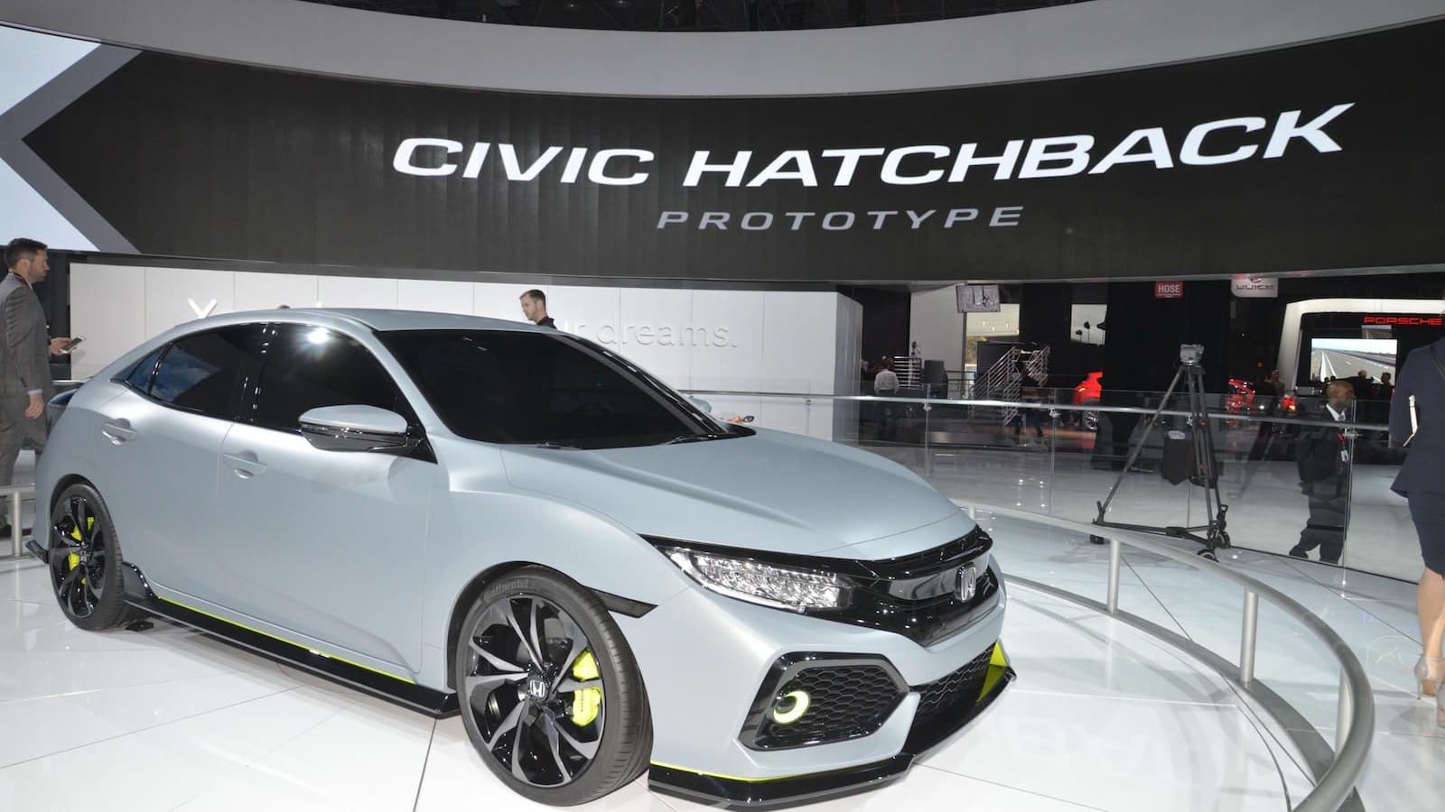 2017 Honda Civic Hatchback prototype, 2016 New York Auto Show