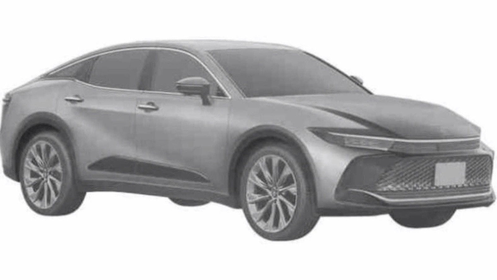 Alleged 2023 Toyota Crown patent image