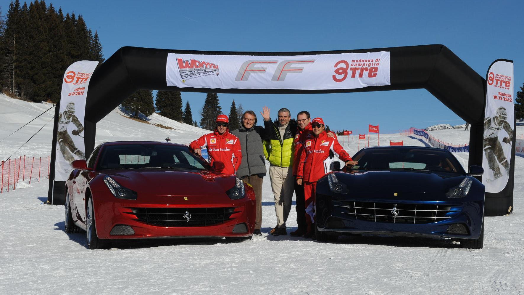 Ferrari FF Slalom race
