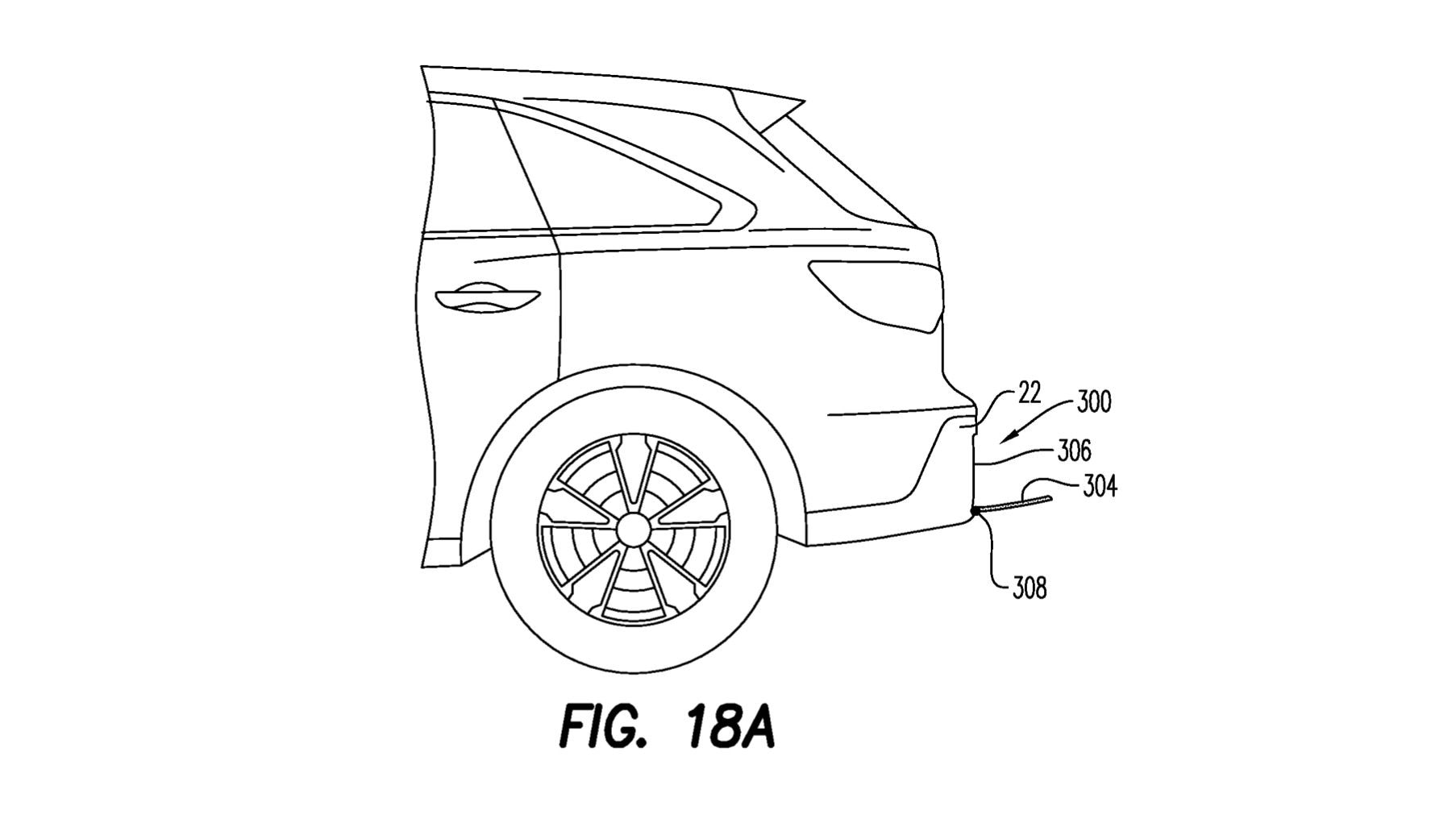 Honda active rear diffuser patent image