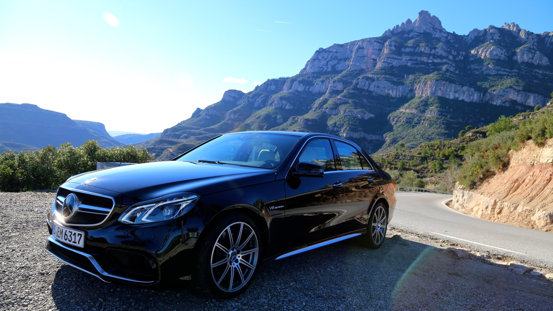 2014 Mercedes-Benz E400 and E63 AMG first drive, Barcelona
