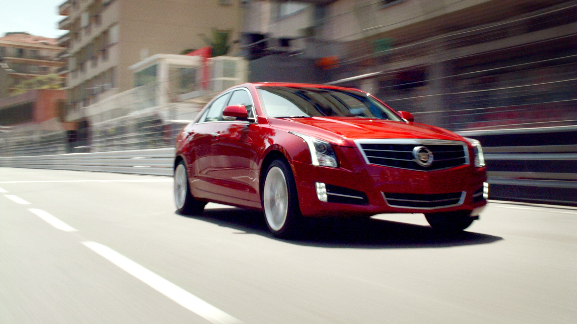 Still images from Cadillac ATS vs The World