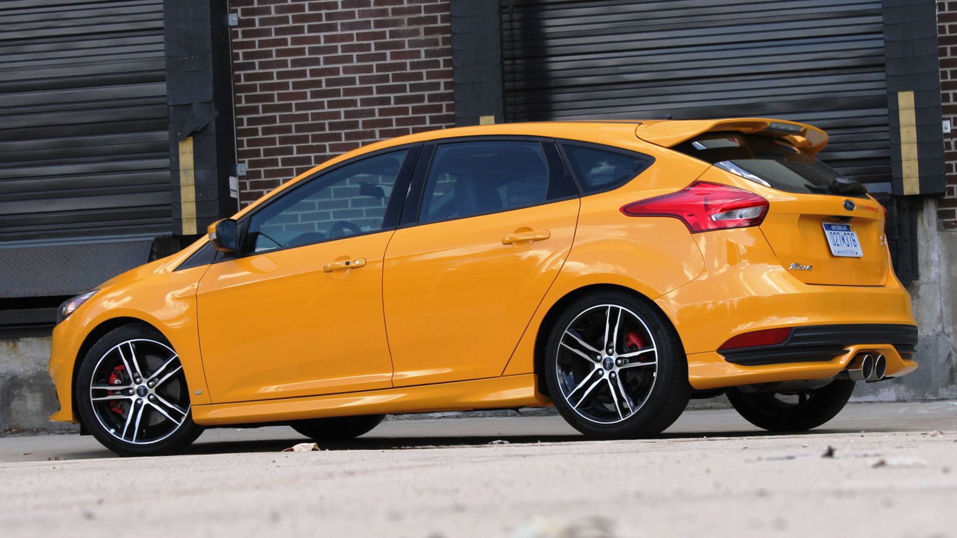 2015 Ford Focus ST equipped with Ford Performance upgrades