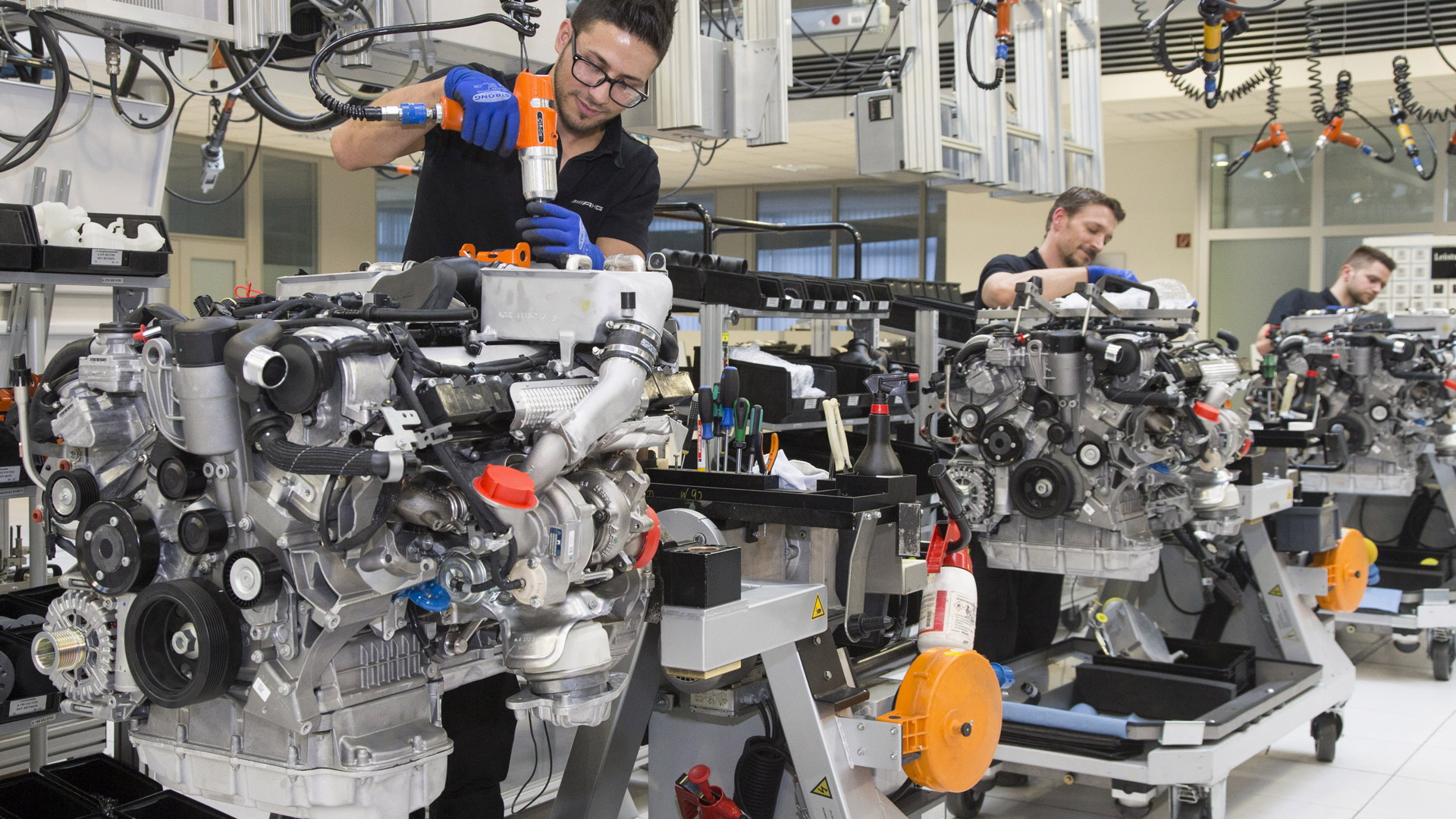 Mercedes-AMG engine production