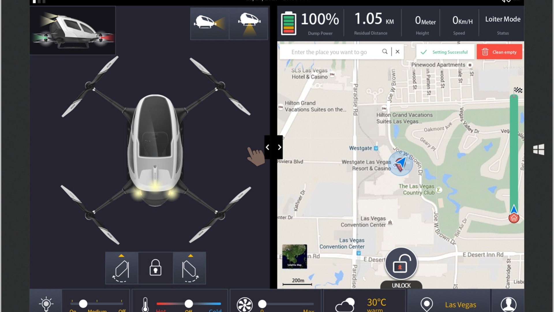 Ehang 184 autonomous passenger drone concept - 2016 Consumer Electronics Show