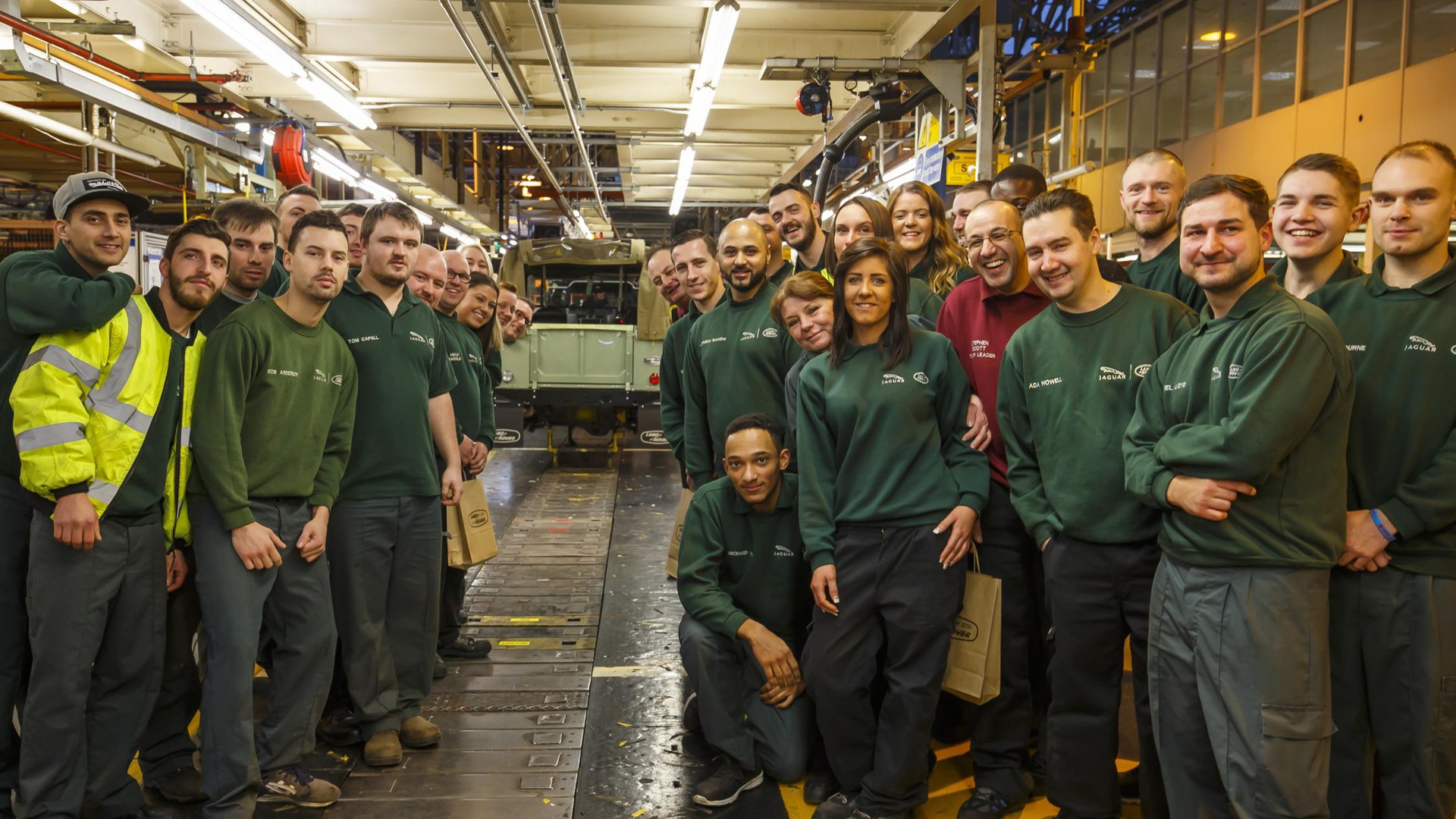 Last Land Rover Defender is built at famous Solihull plant in the United Kingdom - January 29, 2016