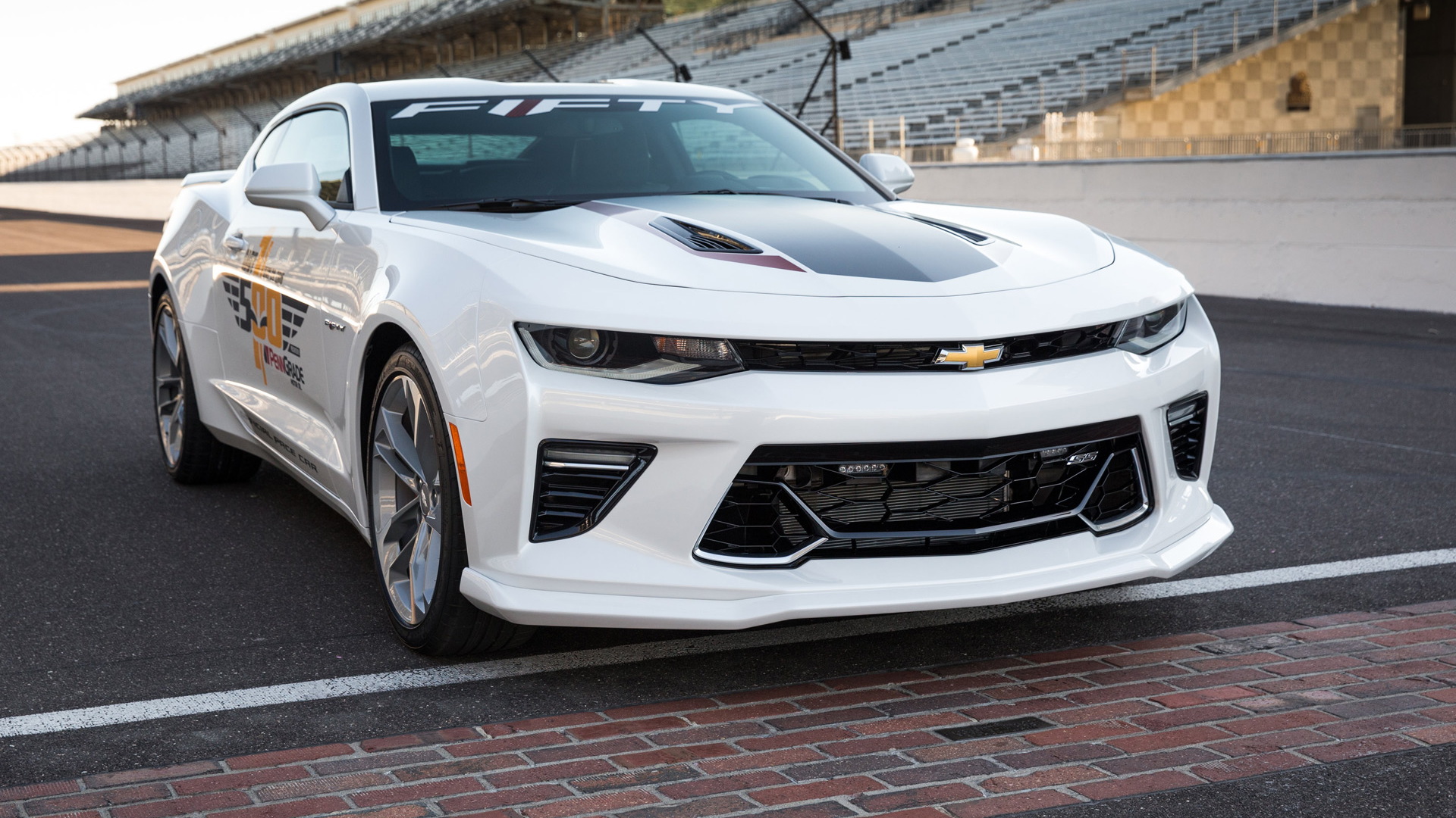 2017 Chevrolet Camaro SS 50th Anniversary Edition pace car for the 2016 Indianapolis 500