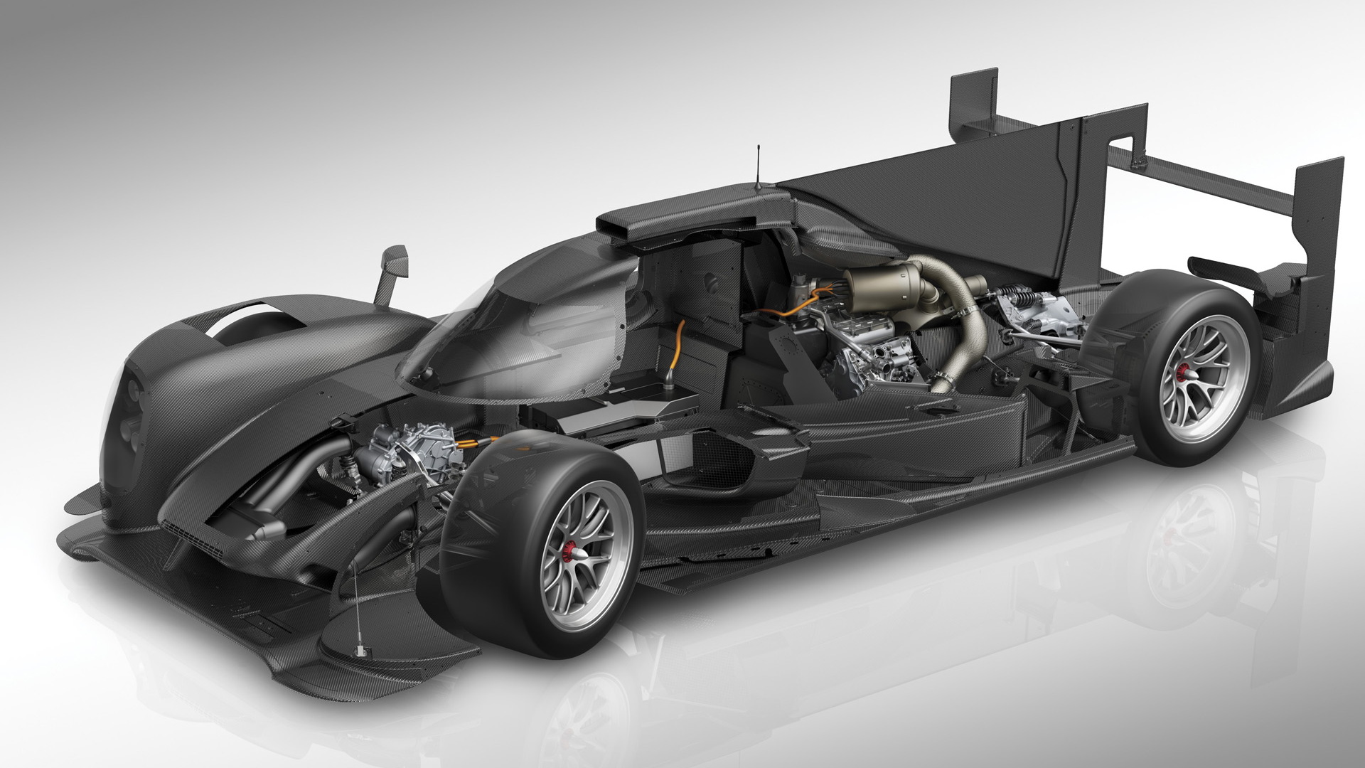 Porsche 919 Hybrid LMP1 race car’s electric energy recovery and drive system