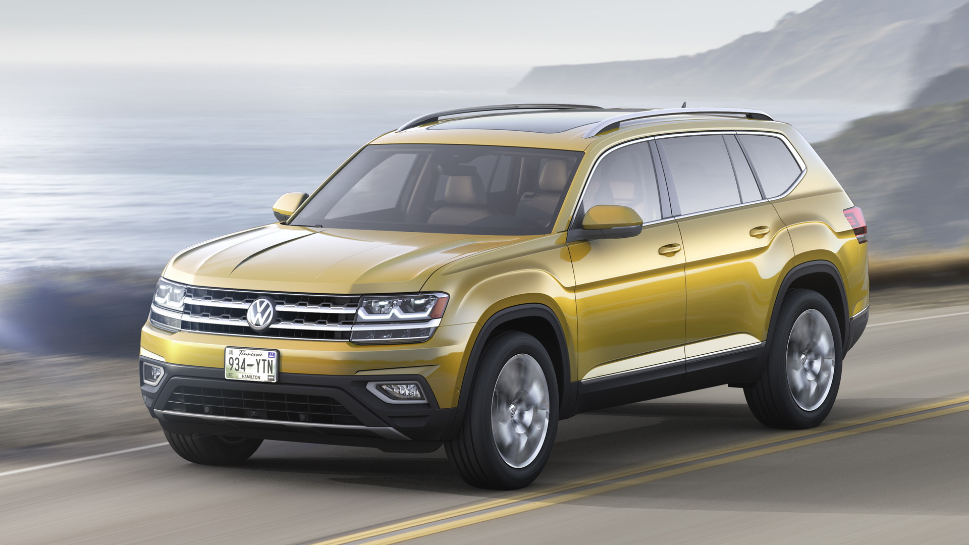 2018 Volkswagen Atlas 7 seat SUV unveiled plug in hybrid coming but when 