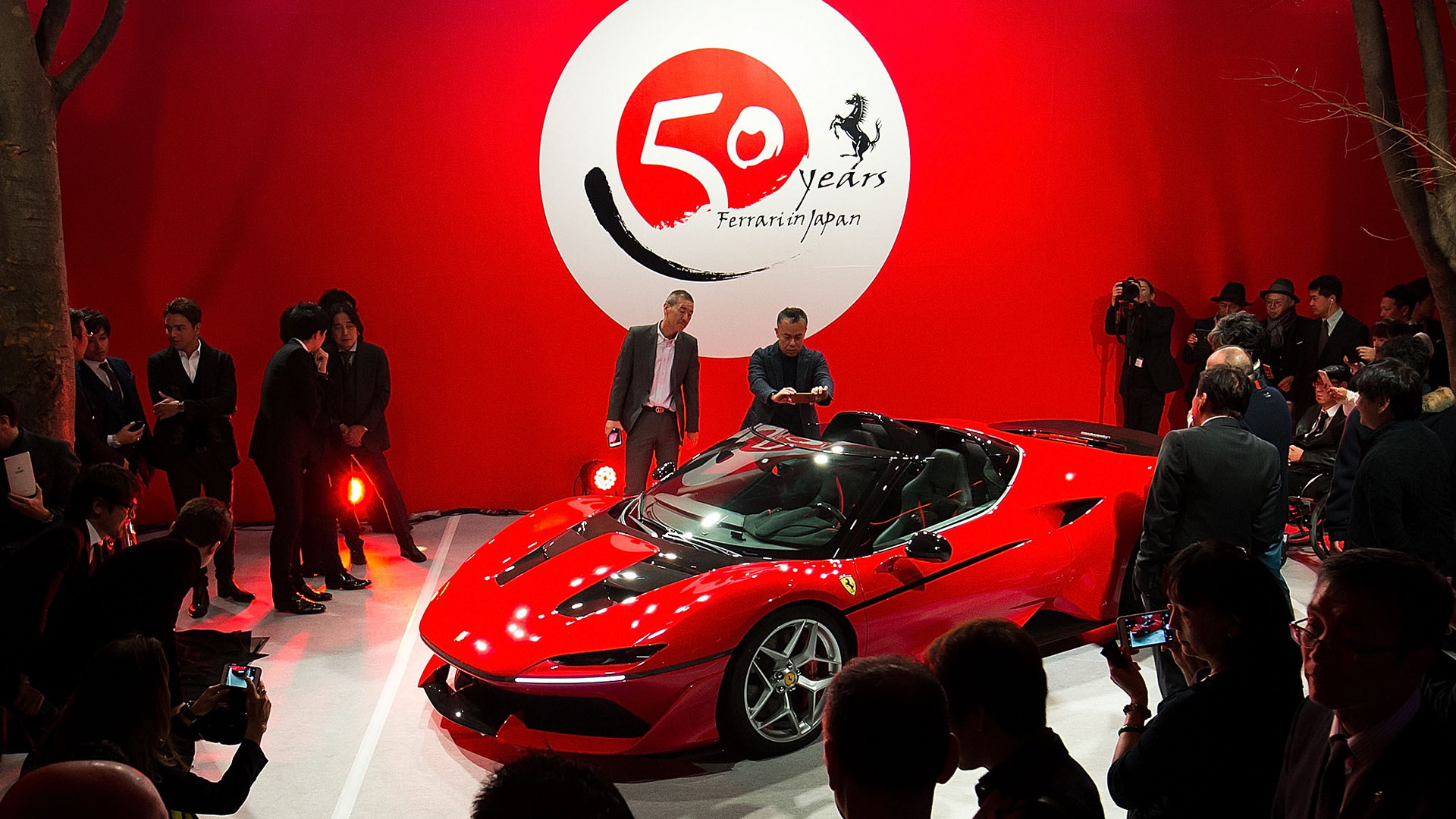 Ferrari J50 celebrates 50 years of Ferrari in Japan