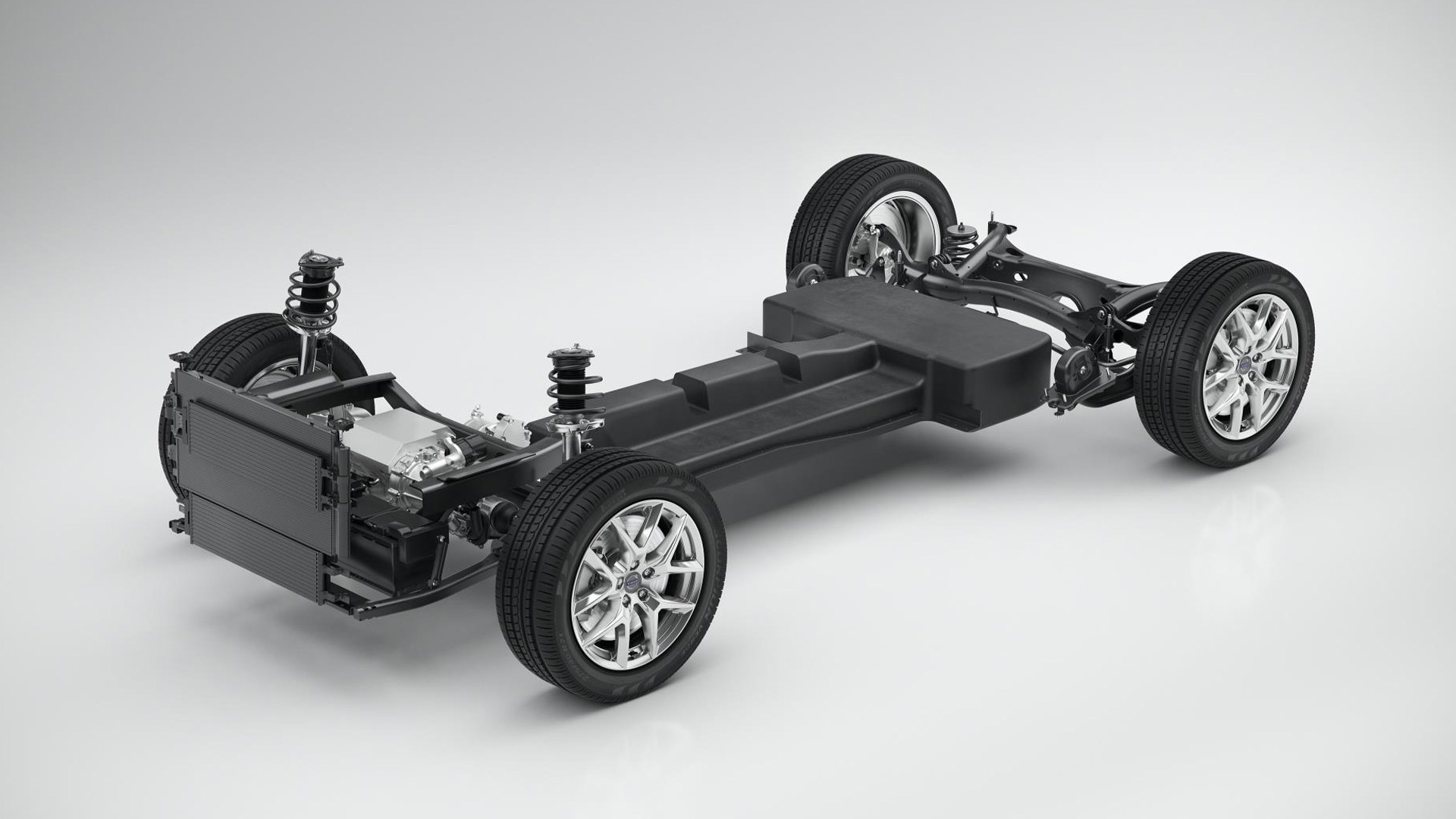Volvo CMA modular compact car platform in electric configuration