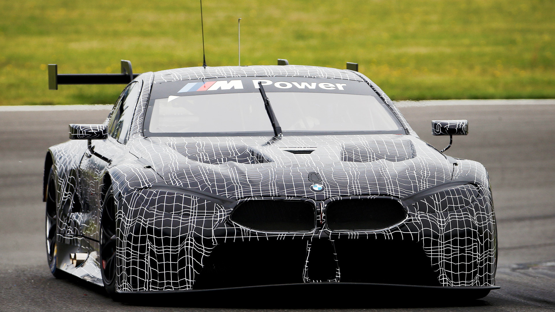 Teaser for 2018 BMW M8 race car