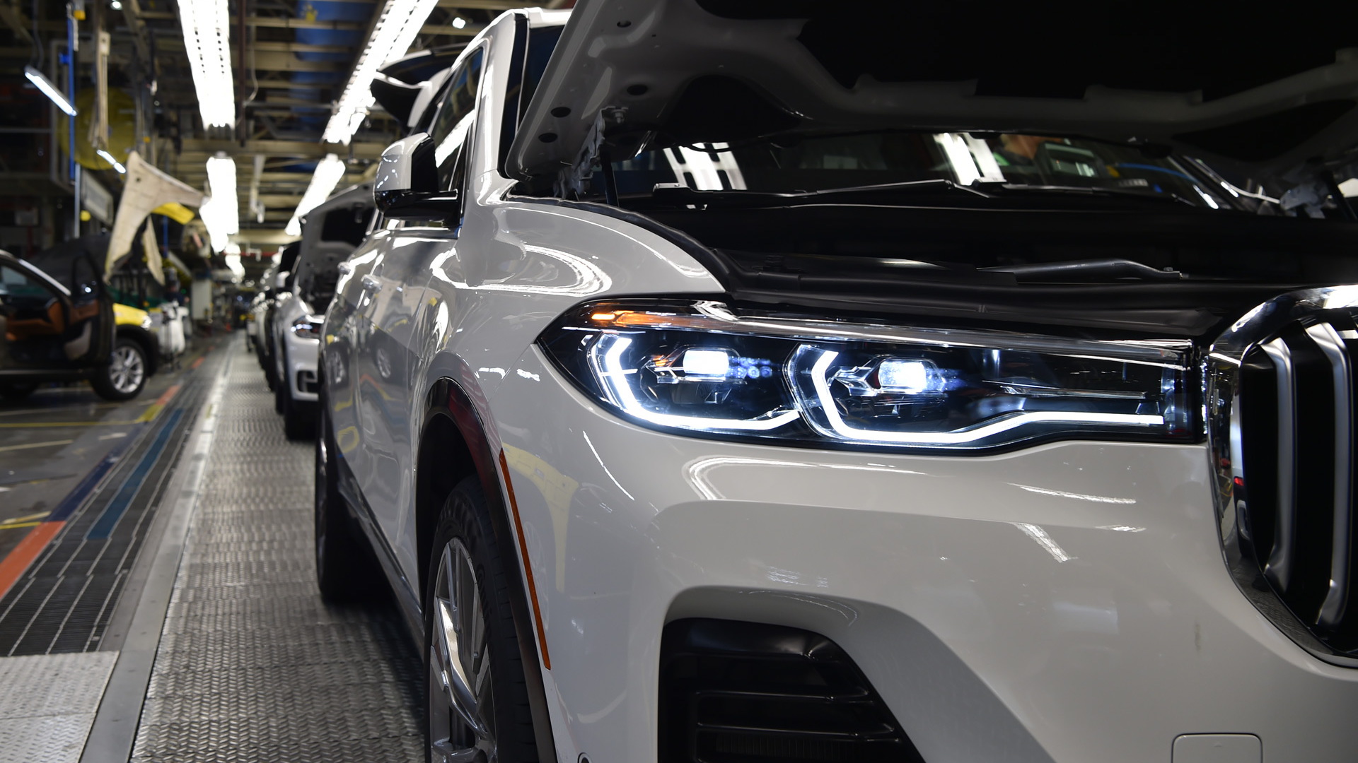 BMW X7 pre-production at plant in Spartanburg, South Carolina