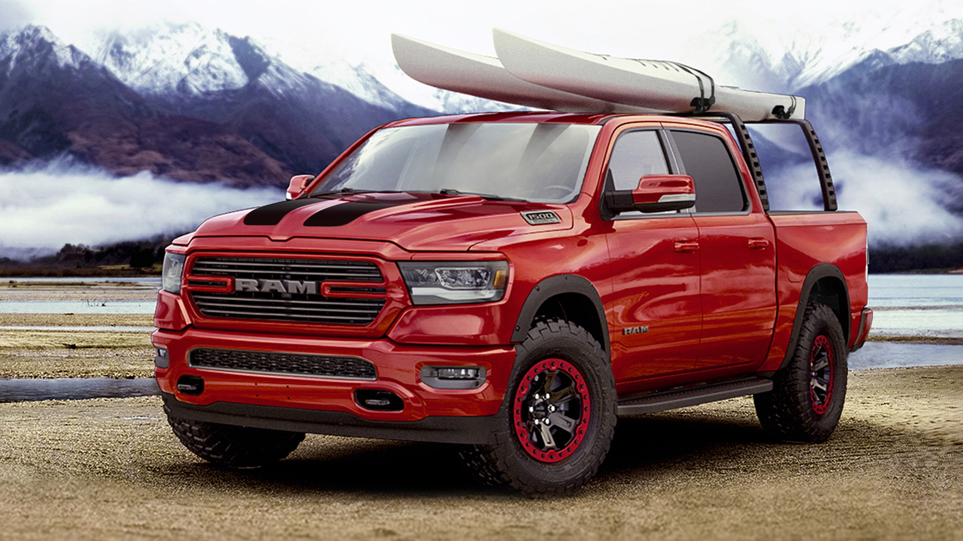 2019 Ram 1500 Big Horn Sport fitted with Mopar accessories