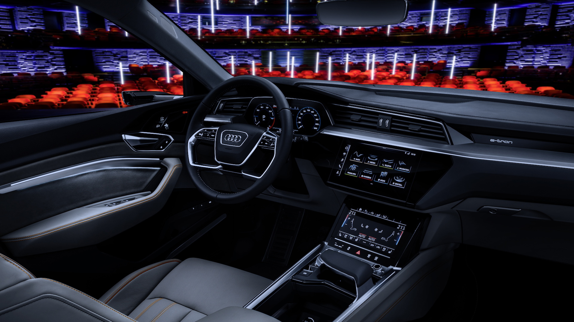 Audi e-tron electric SUV interior