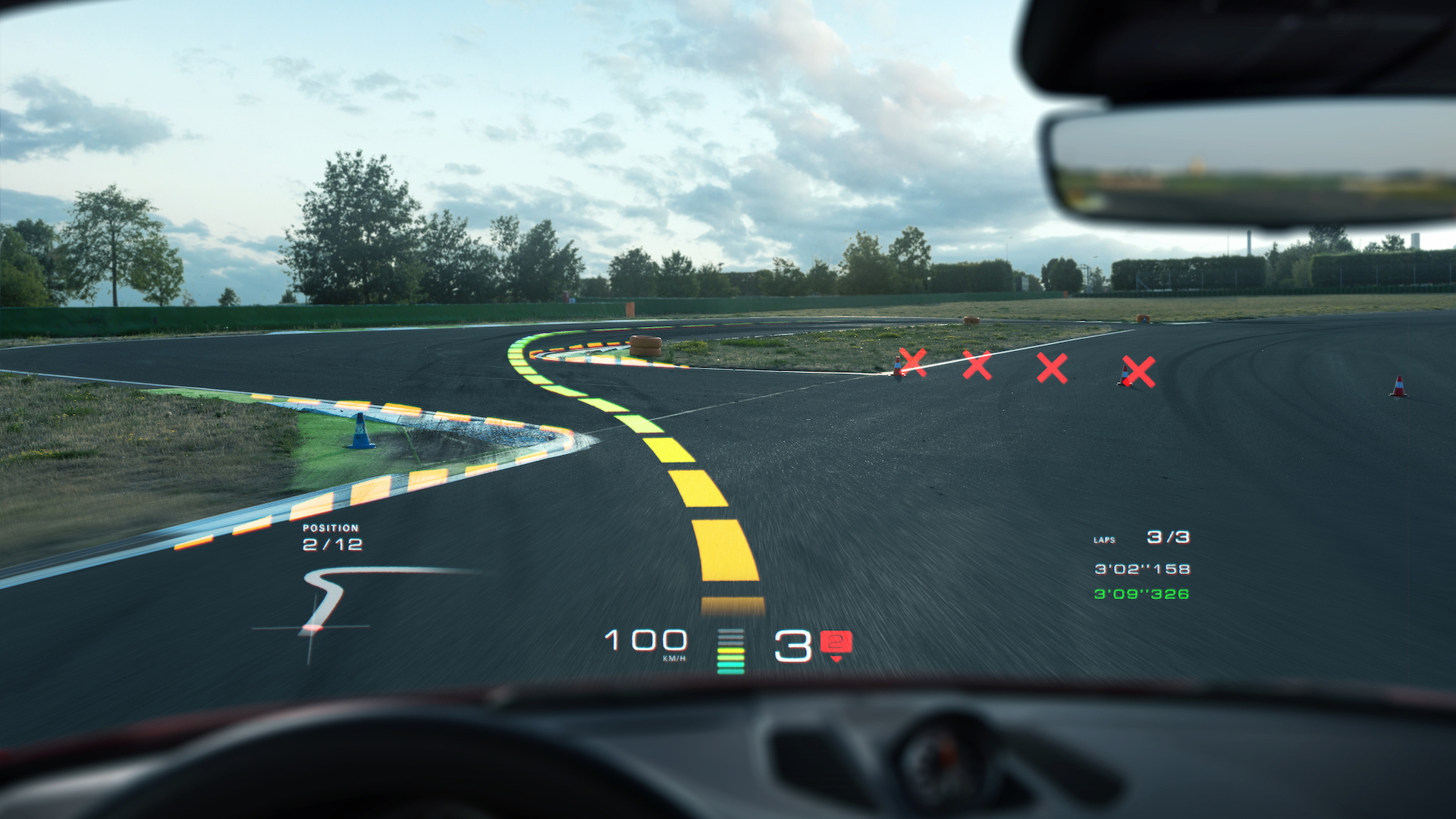 Porsche Augmented Reality Infotainment from WayRay