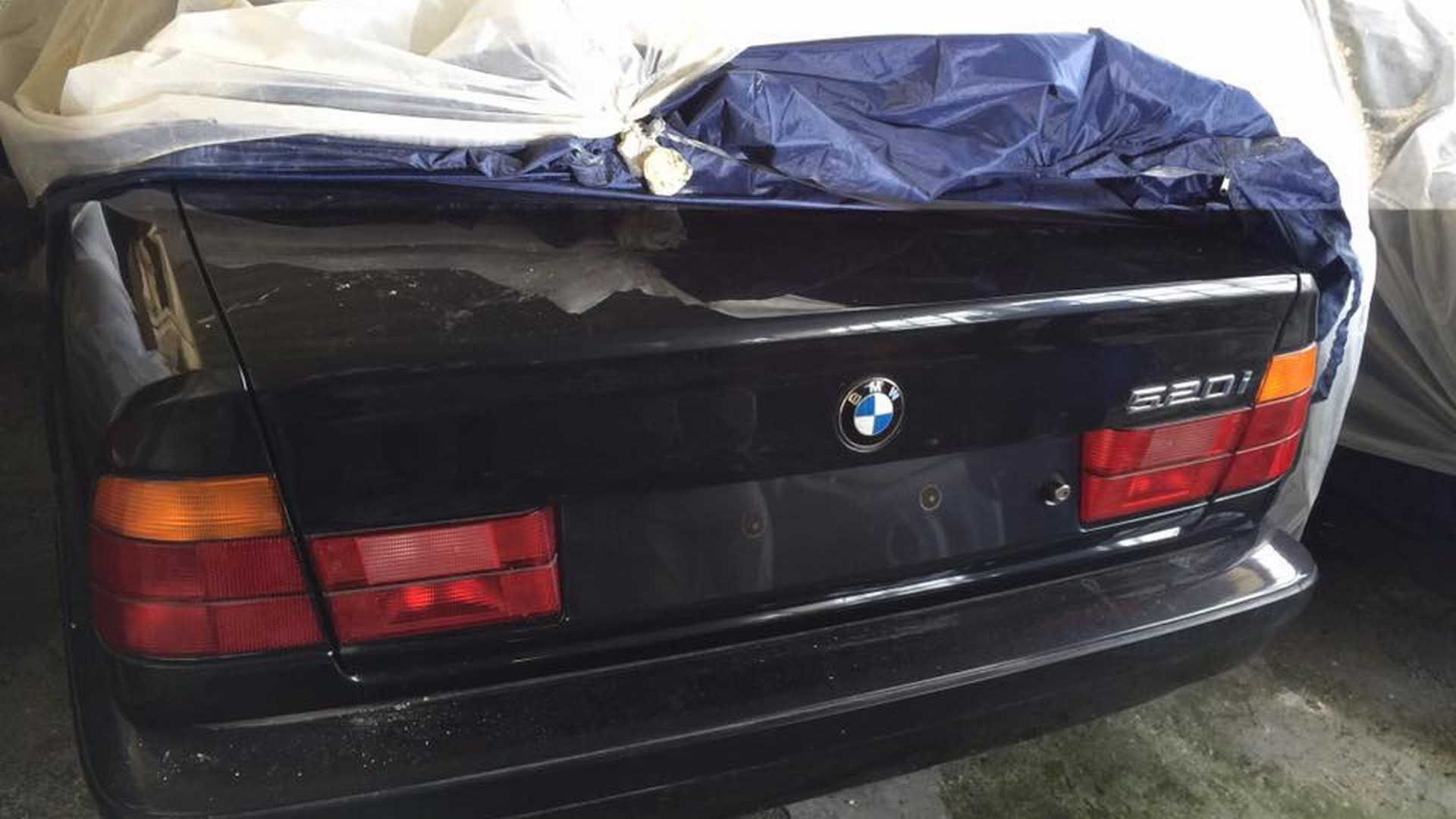 BMW 5-Series found abandoned in Bulgaria