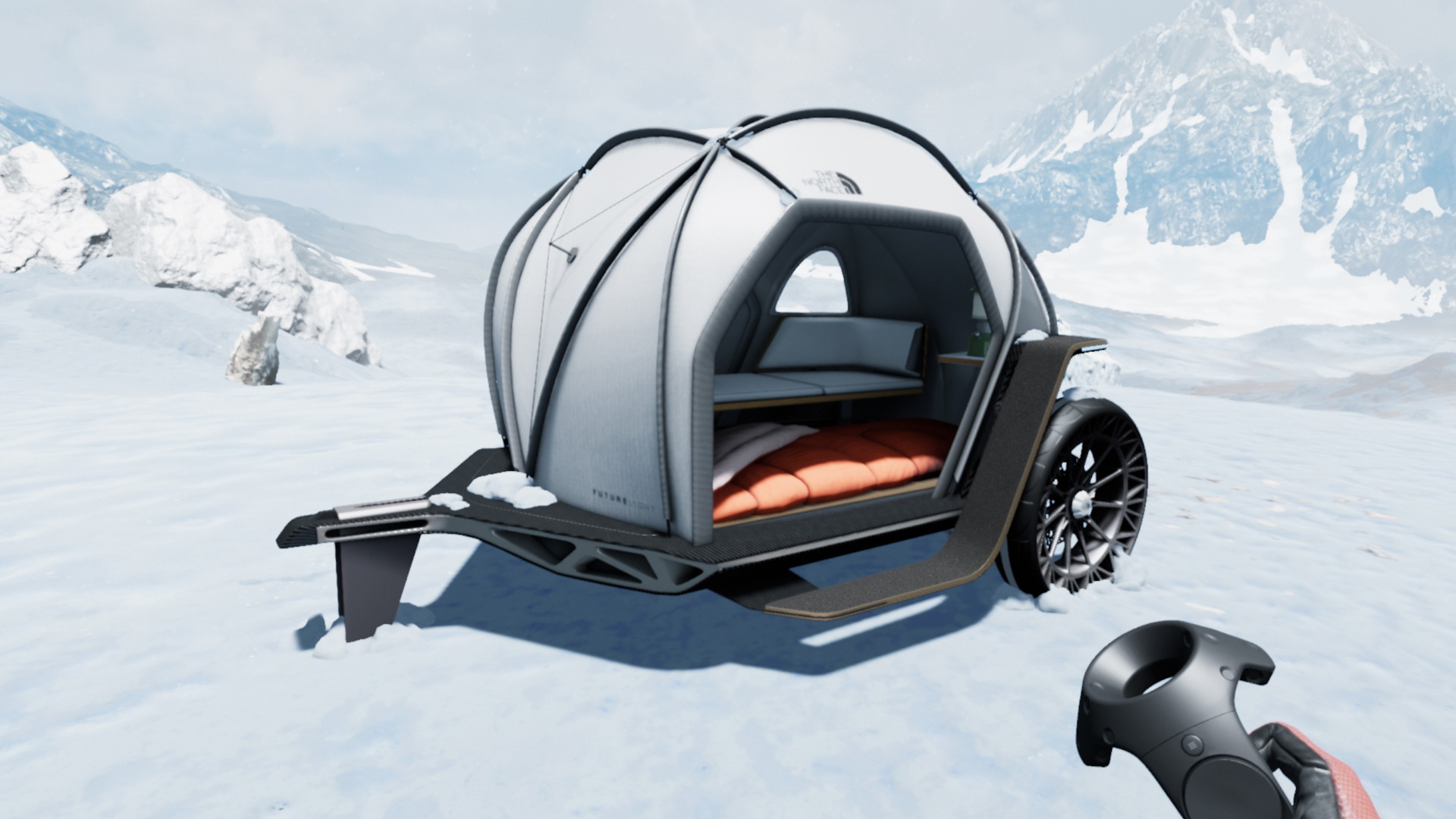 BMW and The North Face Futurelight Camper concept