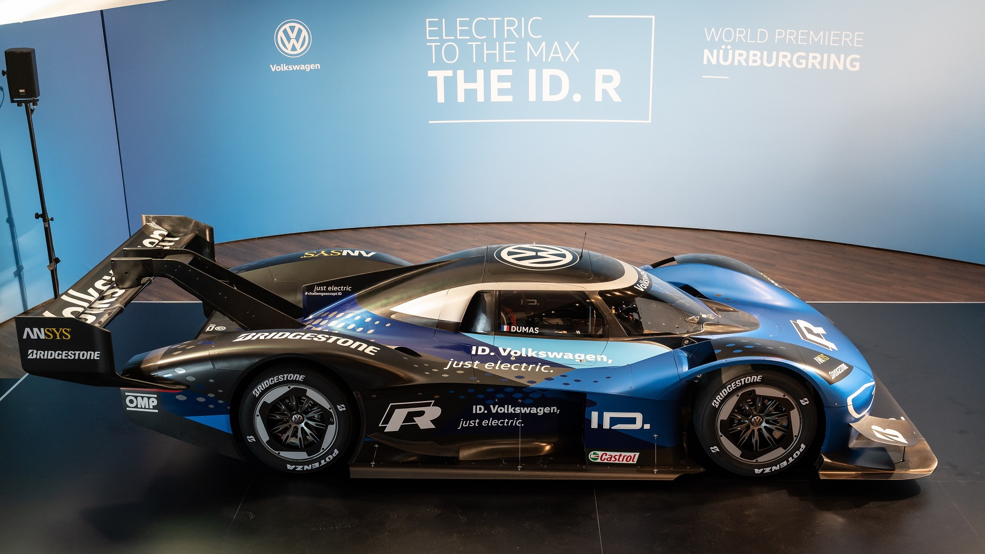 Volkswagen ID R Nürburgring electric race car