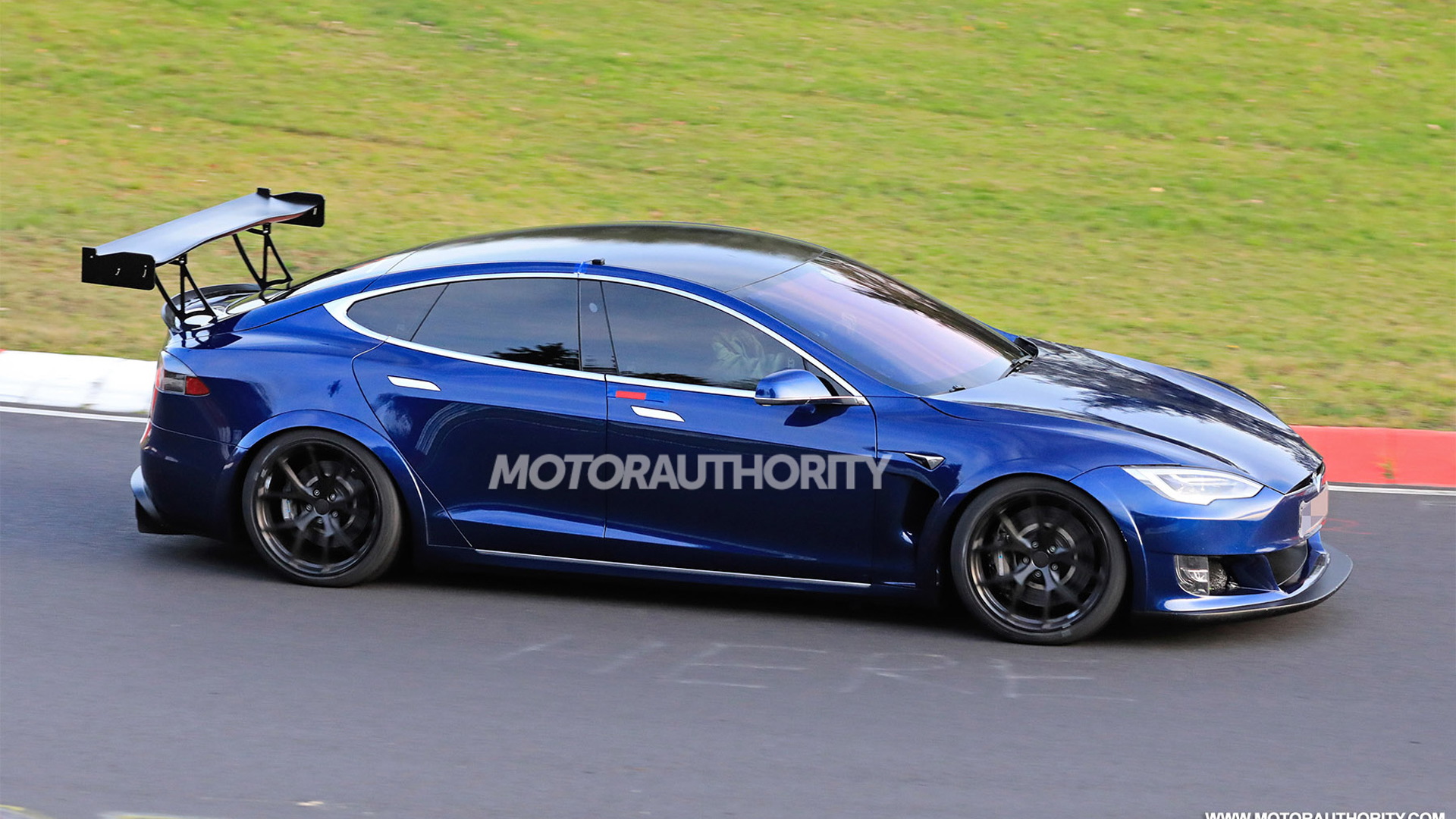 Latest Tesla Model S Plaid Prototype Sports Huge Wing