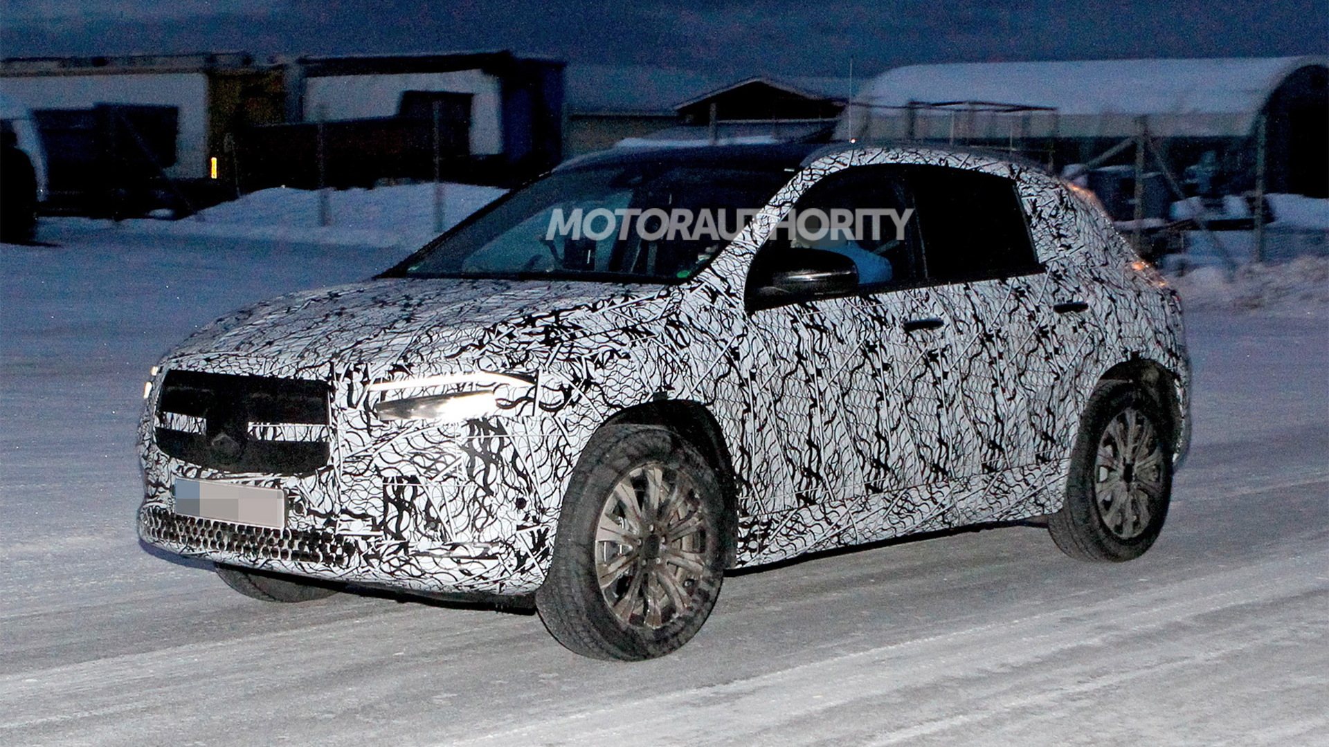 21 Mercedes Benz Eqa Spy Shots