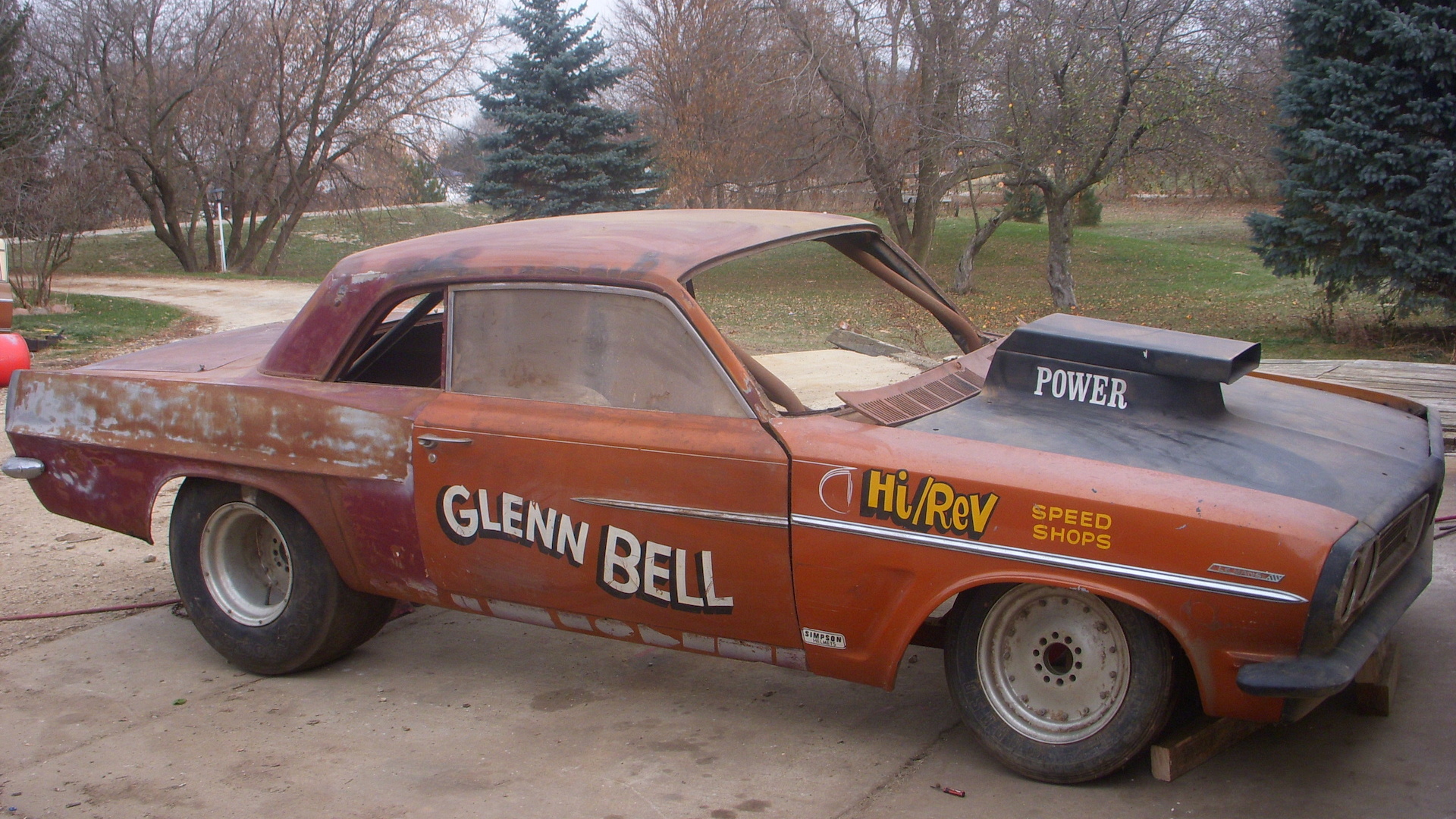 Glenn Bell's 1963 Pontiac Tempest LeMans drag car