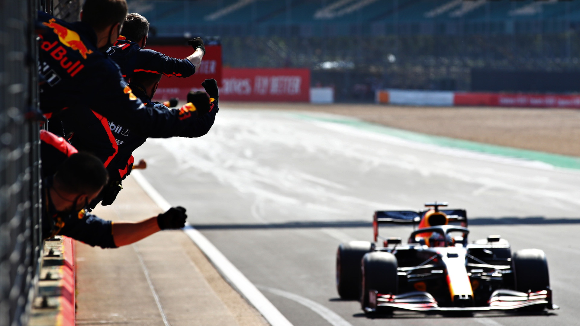 Red Bull Racing's Max Verstappen at the 2020 Formula One 70th Anniversary Grand Prix