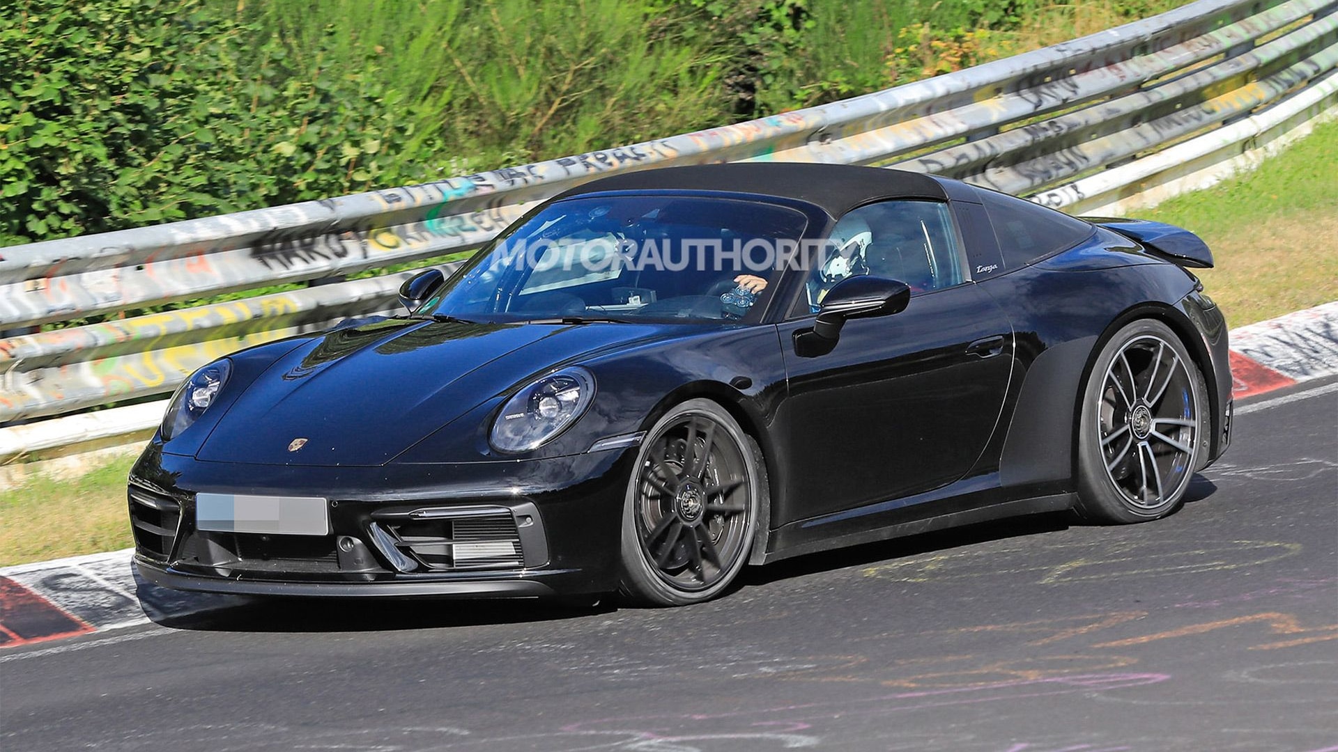 2021 Porsche 911 Targa 4 GTS spy shots - Photo credit: S. Baldauf/SB-Medien