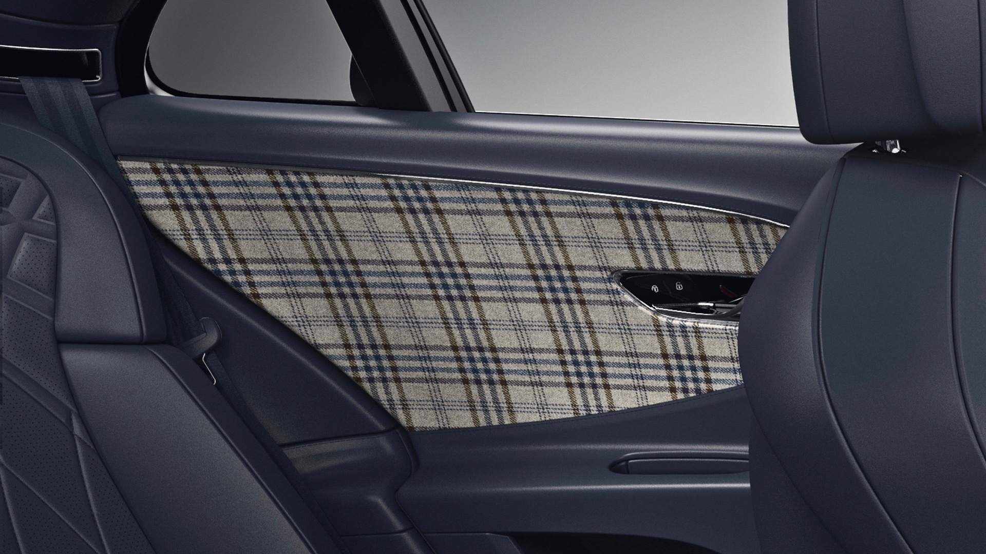 Bentley tweed interior