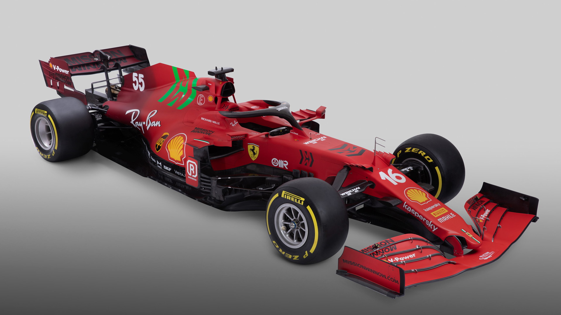 2021 Ferrari SF21 Formula One race car