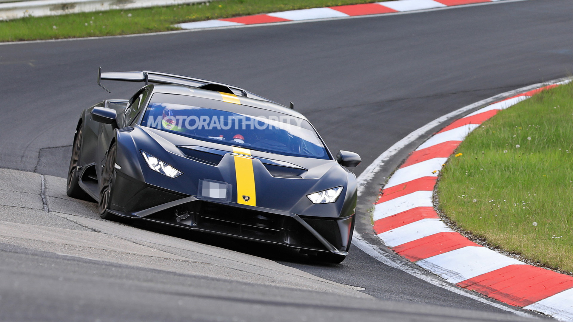 Lamborghini Huracan STO in likely Nürburgring record attempt - Photo credit: S. Baldauf/SB-Medien