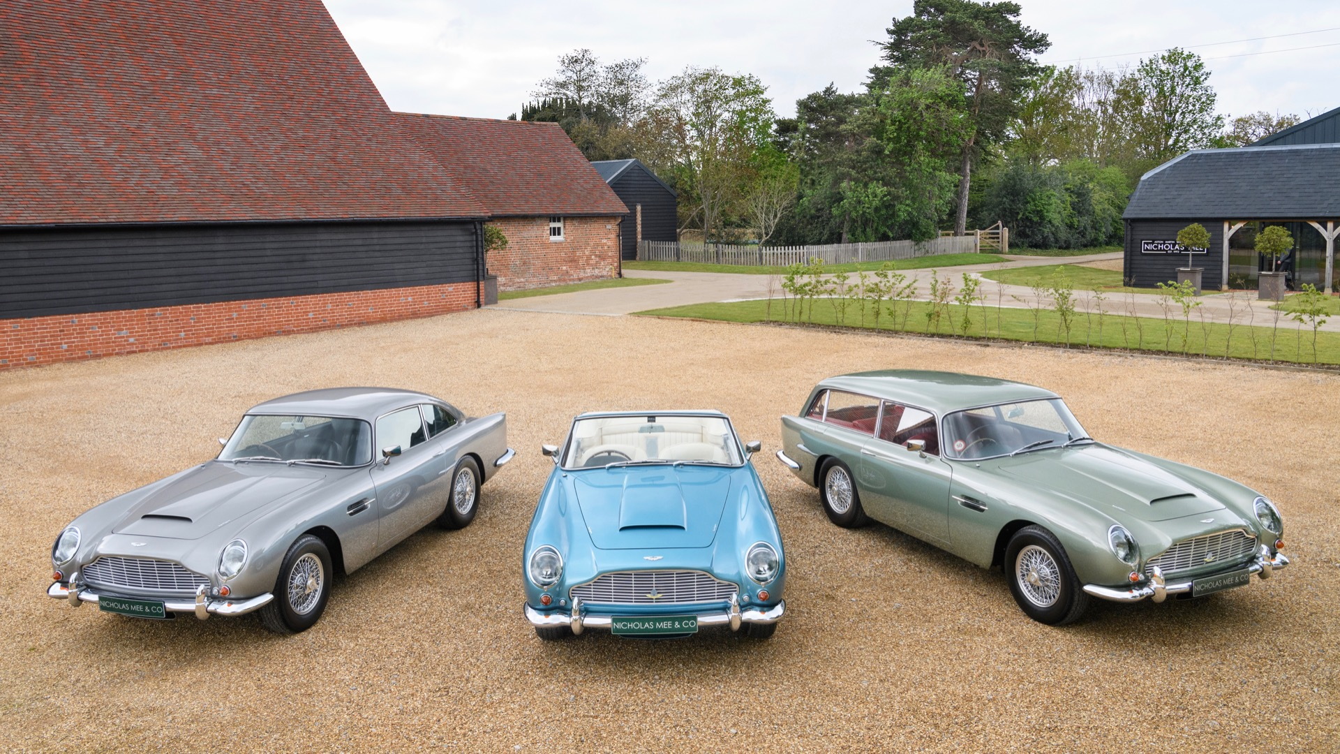 Aston Martin DB5 trio (Photo by Nicholas Mee & Co.)