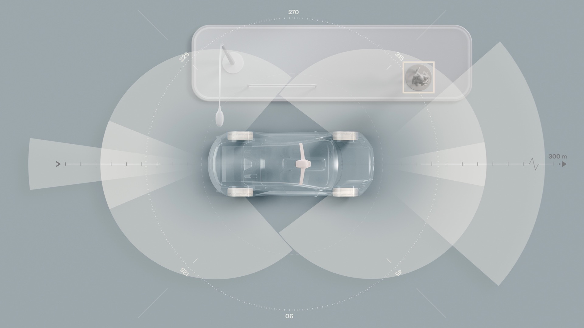 Sensor suite for electric Volvo XC90 successor