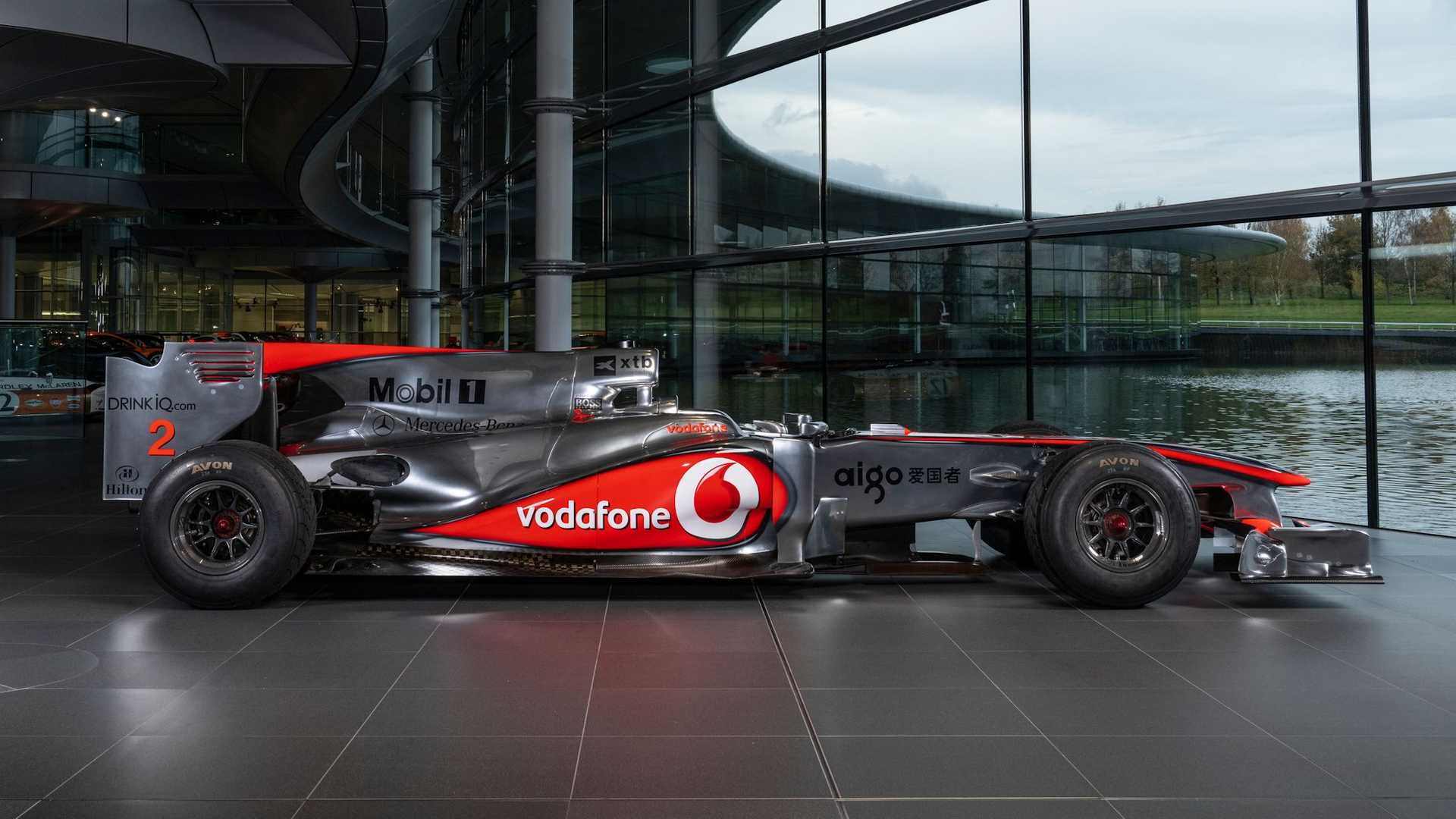 2010 McLaren MP4-25 Formula One car driven by Lewis Hamilton - Photo credit: RM Sotheby's