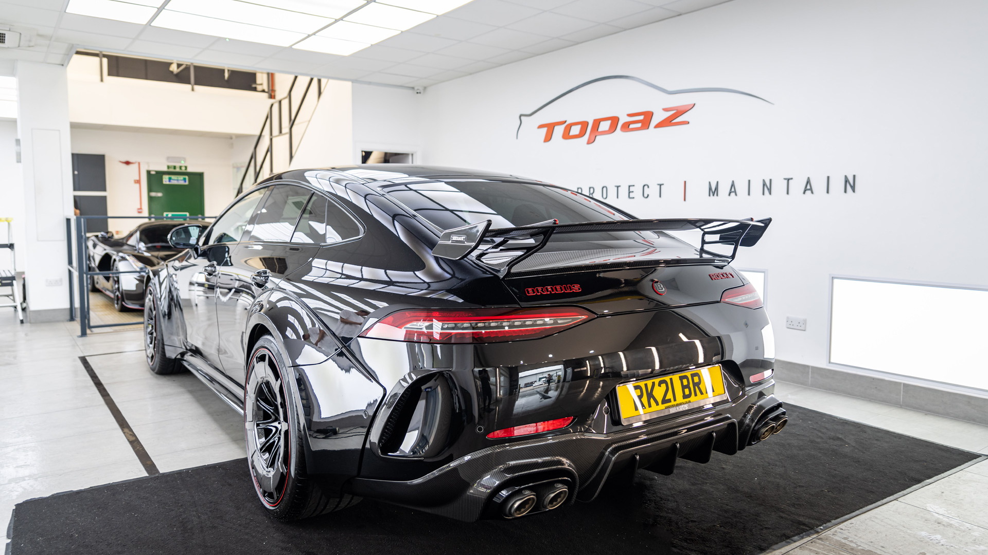 Topaz Detailing performs a 'matte conversion' with its Stealth Paint Protection Film