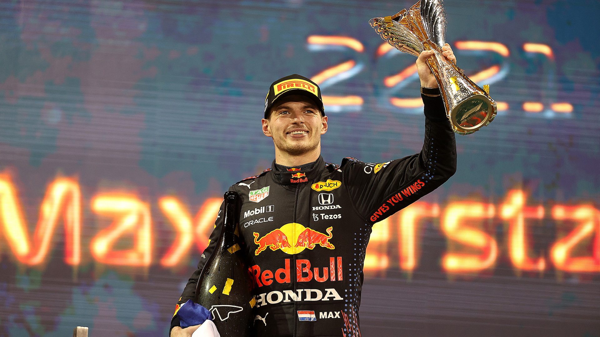 Red Bull Racing's Max Verstappen at the 2021 Formula One Abu Dhabi Grand Prix