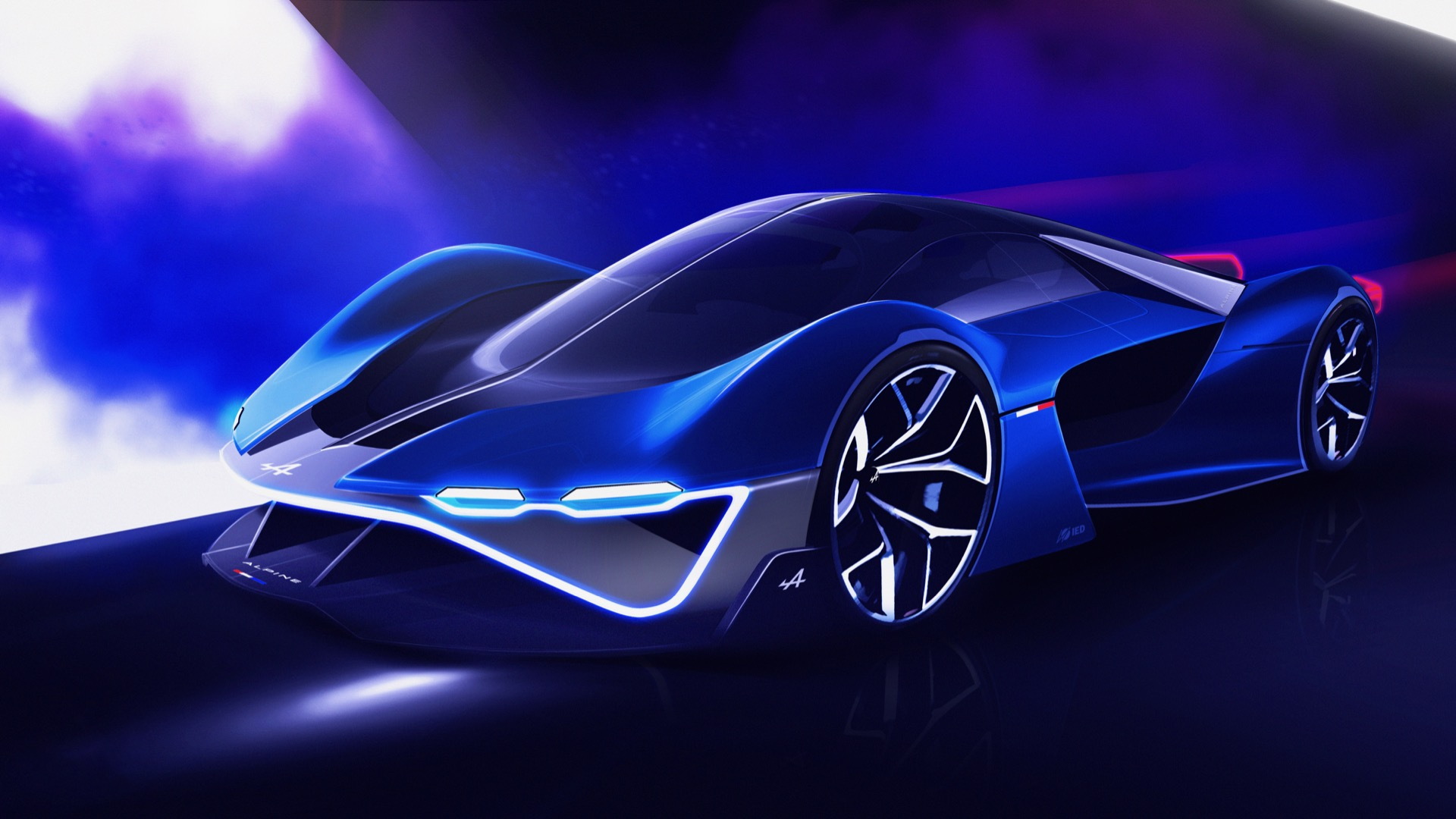 Alpine A4810 hypercar study by IED students