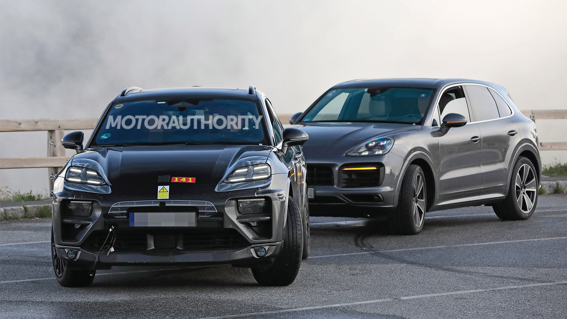 2024 Porsche Macan EV spy shots - Photo credit: S. Baldauf/SB-Medien