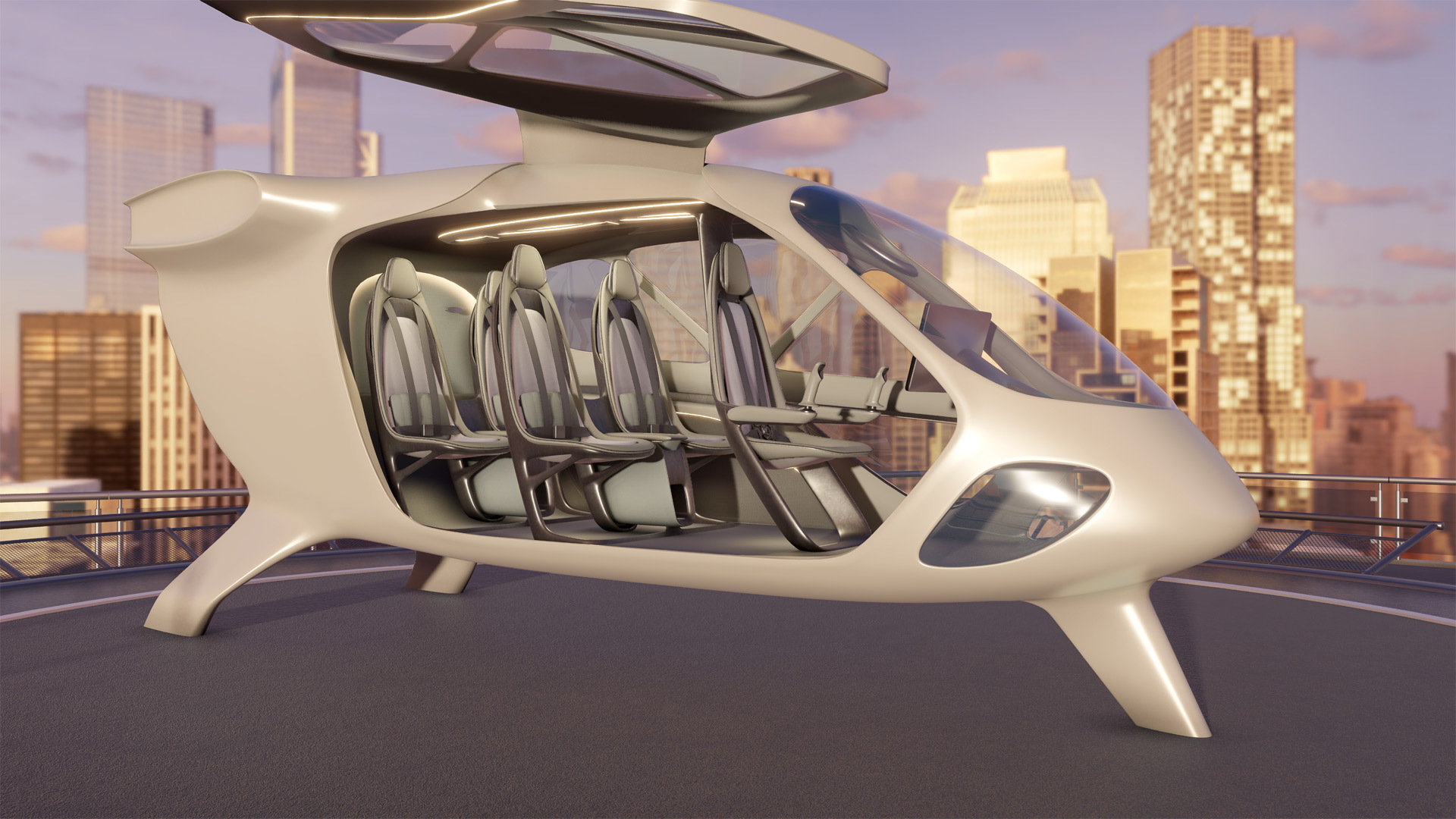 Supernal flying taxi cabin concept