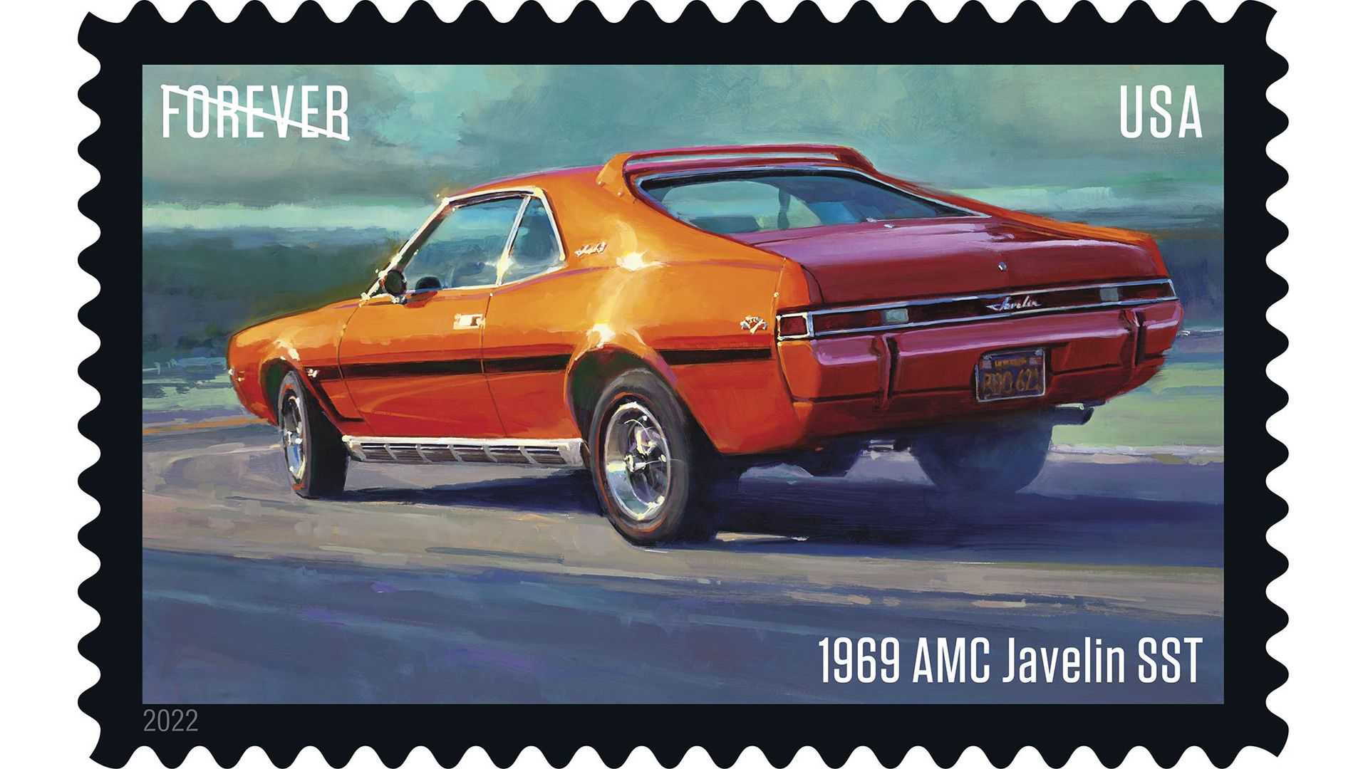 U.S. Postal Service Pony Cars Forever stamps
